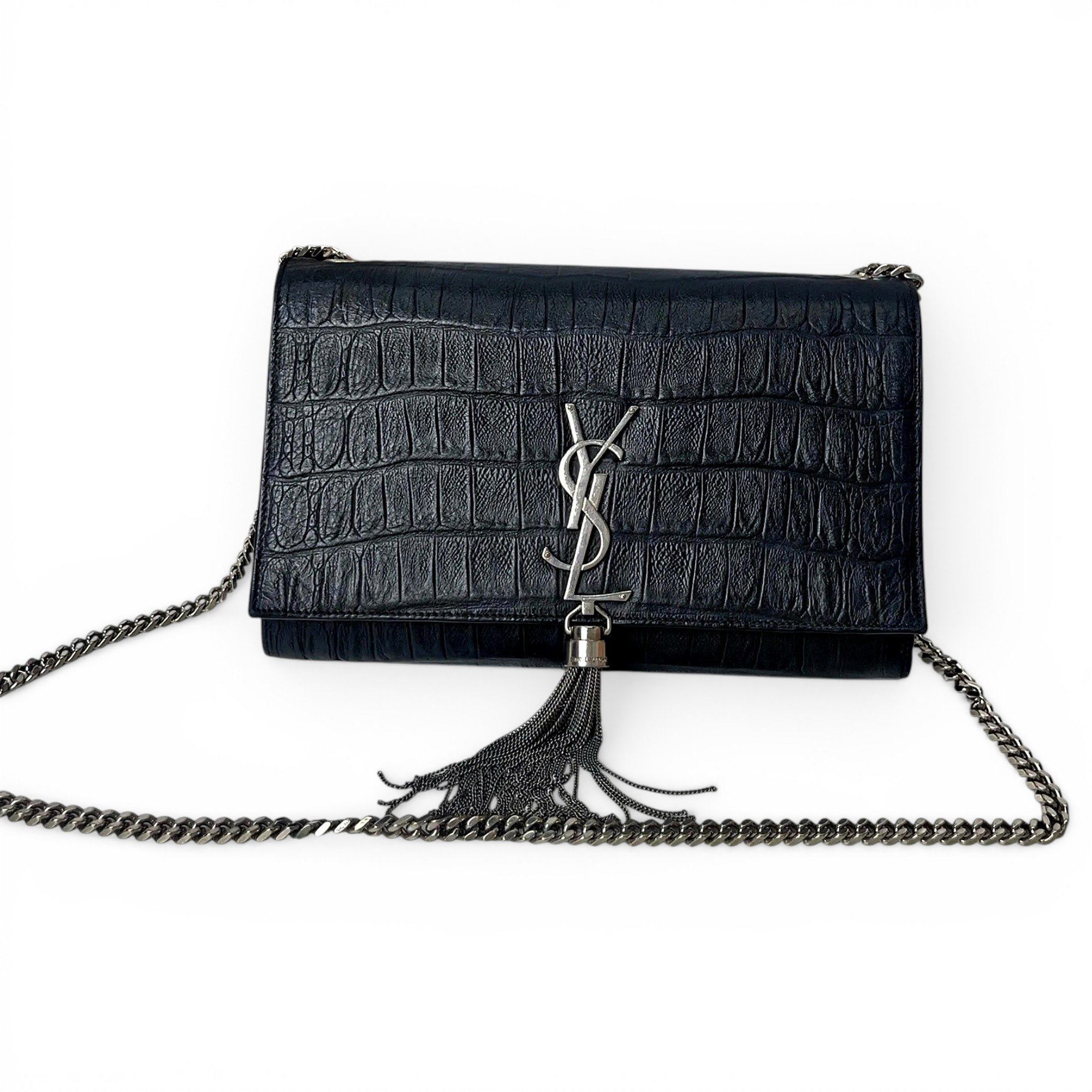 Pompom Kate leather handbag