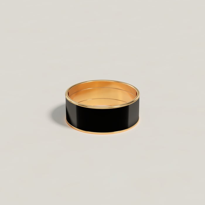 Noir Uni Ring, Medium Model