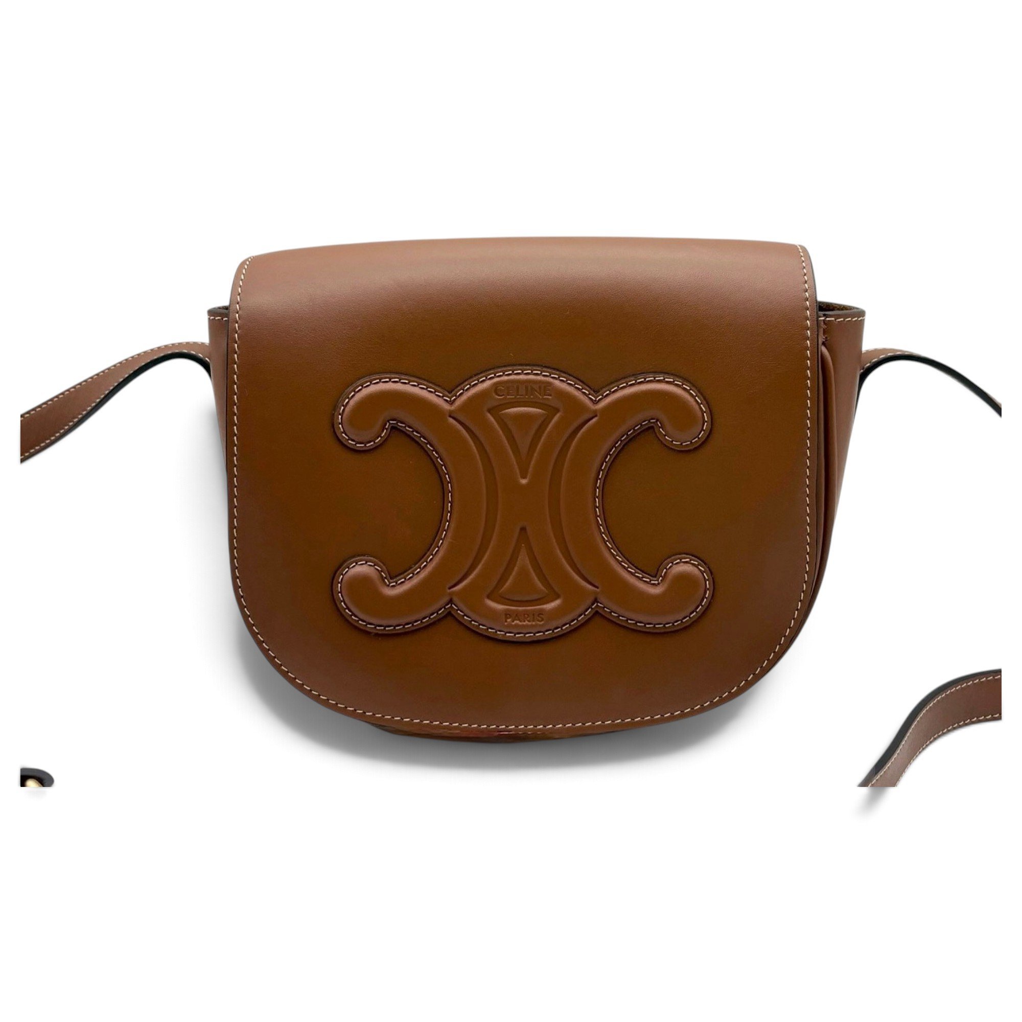 Folco leather crossbody bag