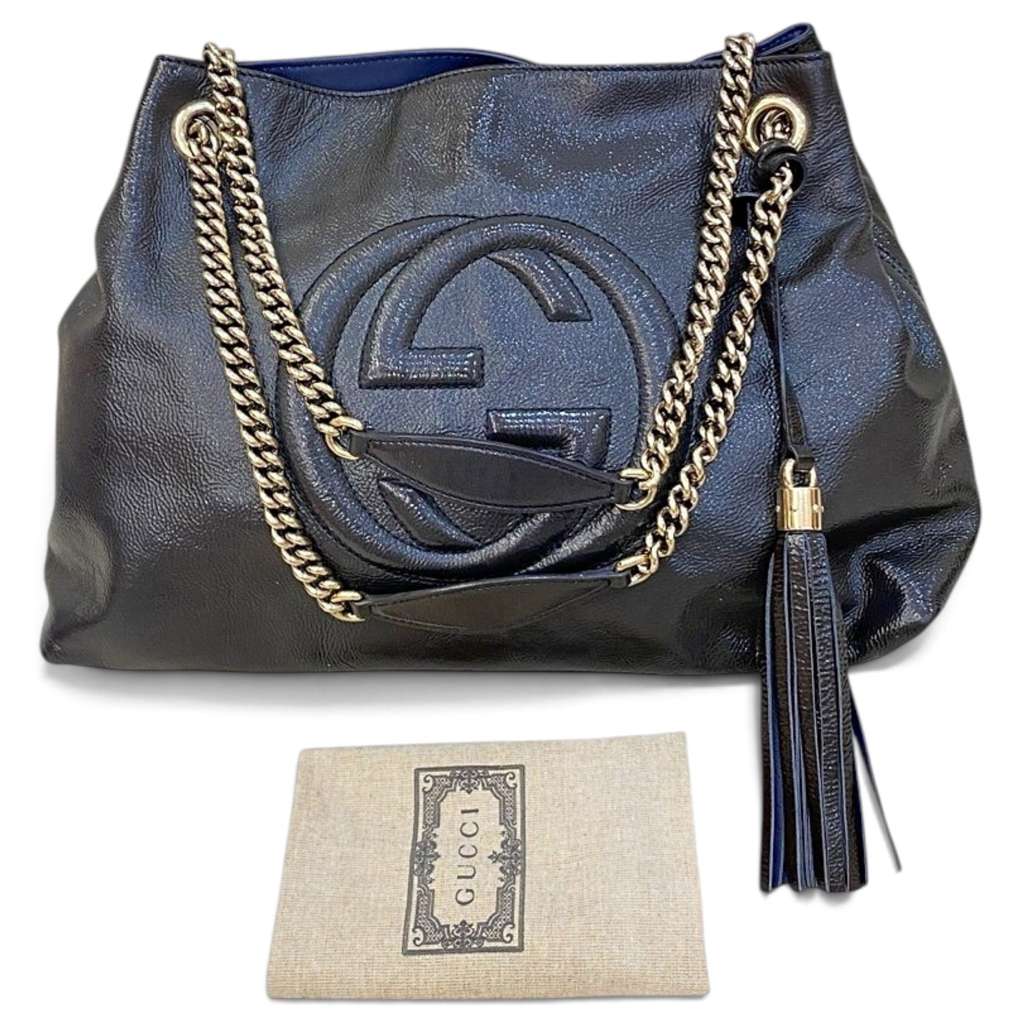Soho Double Chain leather handbag