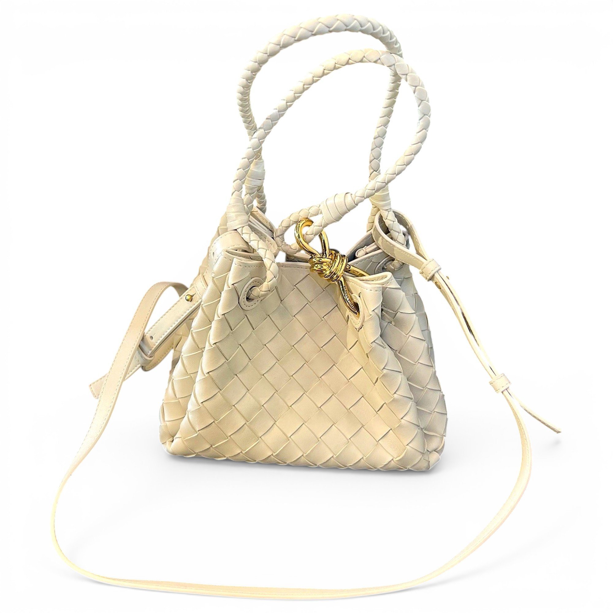 Parachute leather handbag