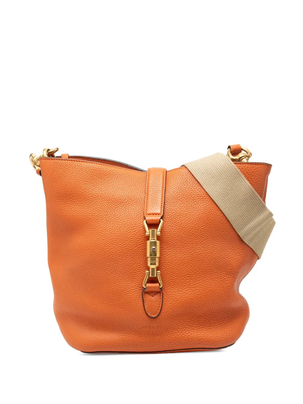 2016-2026 Grained Calfskin Soft Jackie bucket bag