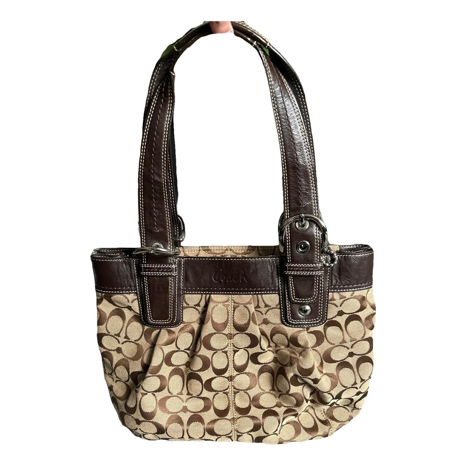 Leather tote