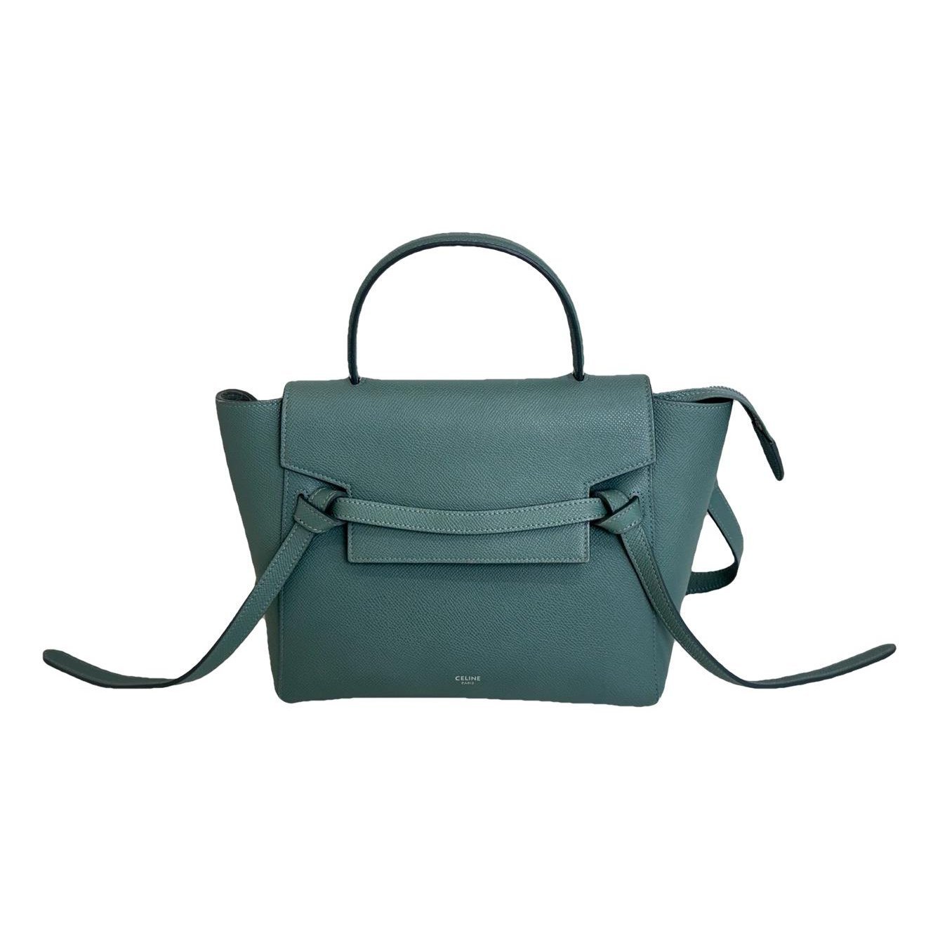 Belt leather handbag