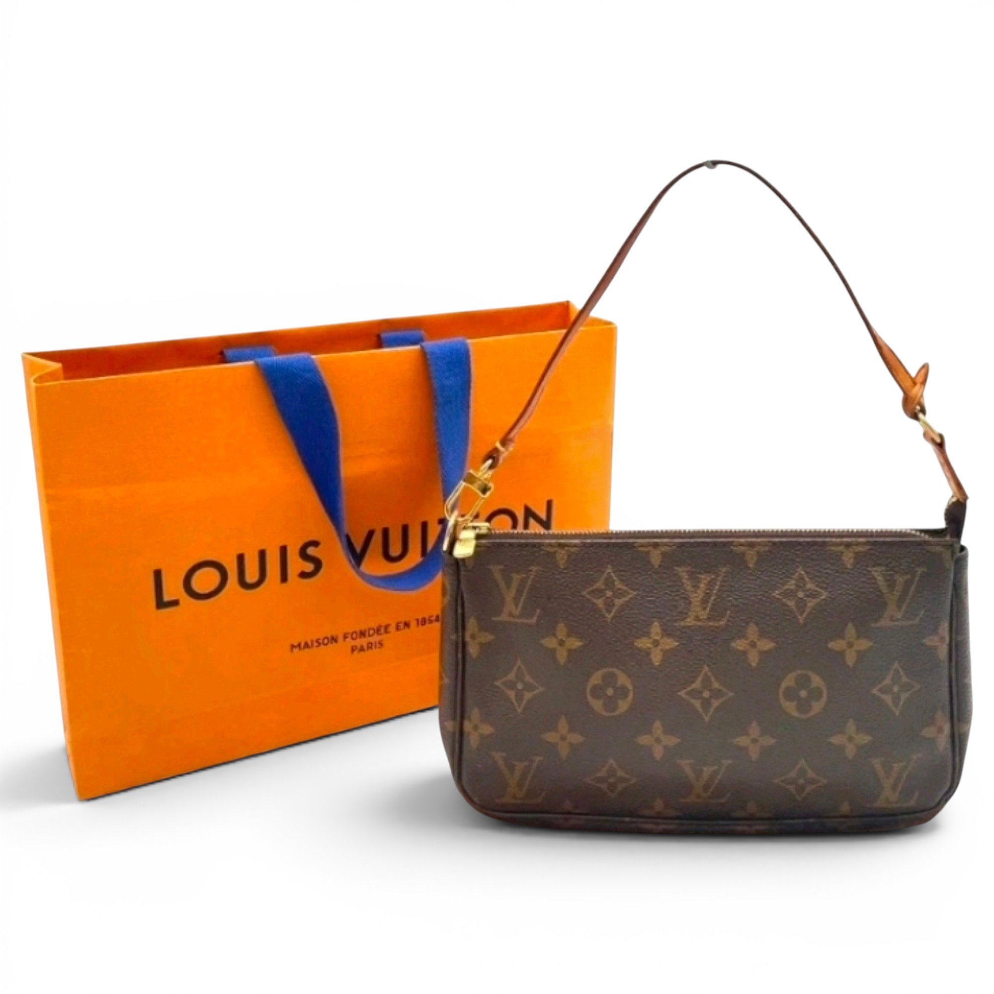 Pochette Accessoire leather handbag