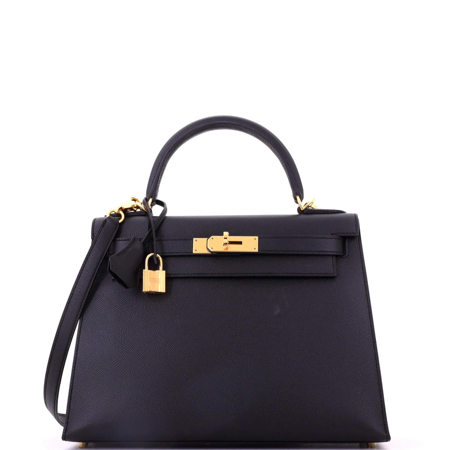 Kelly 28 leather handbag