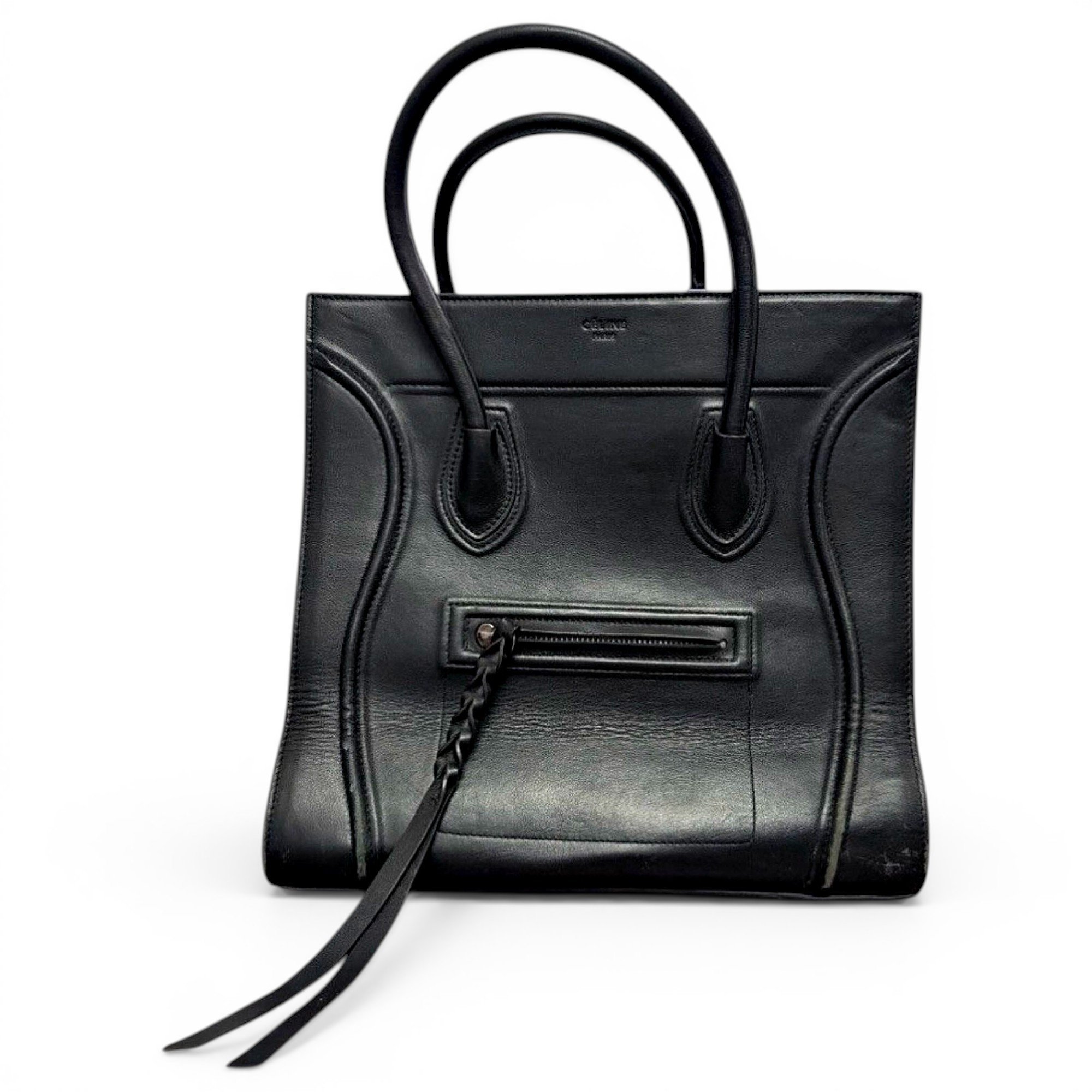 Luggage leather handbag
