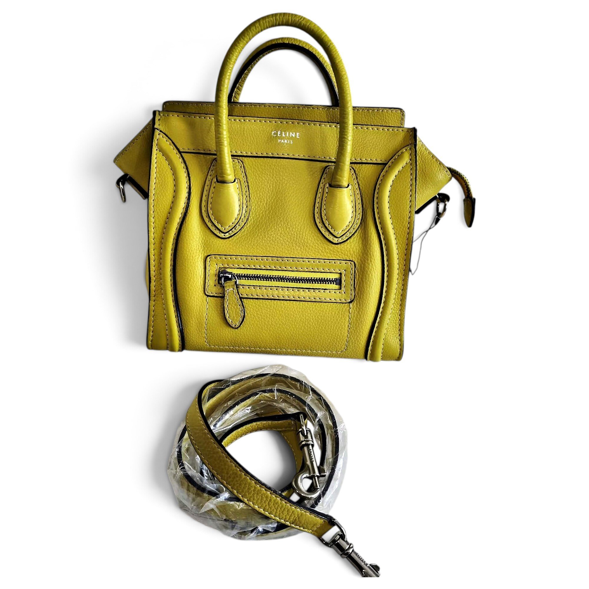 Nano Luggage leather handbag