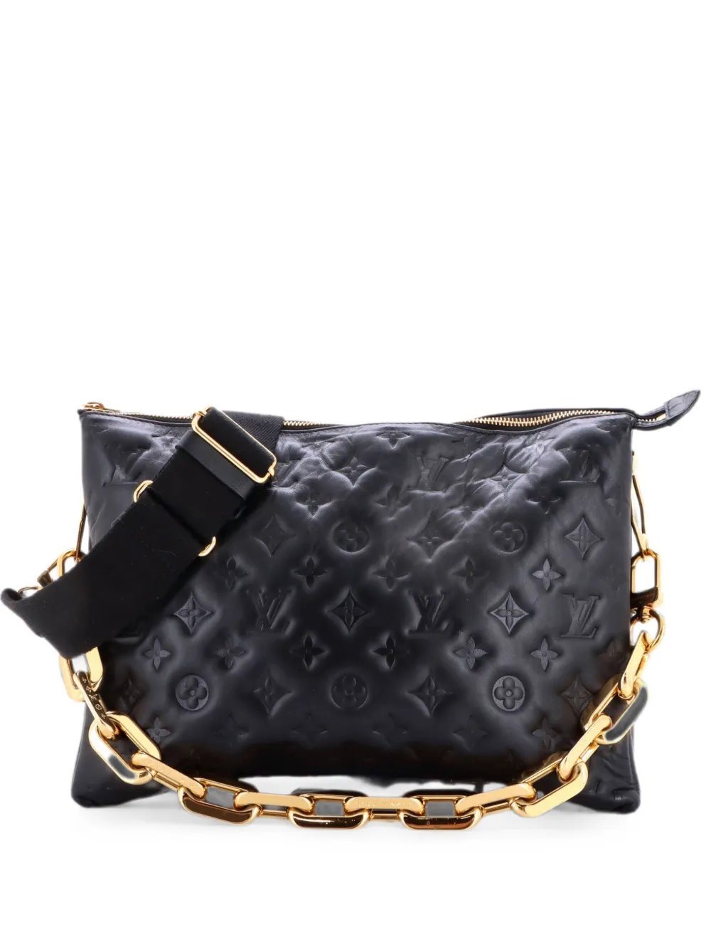 Coussin Bag Monogram Embossed Lambskin MM crossbody bag
