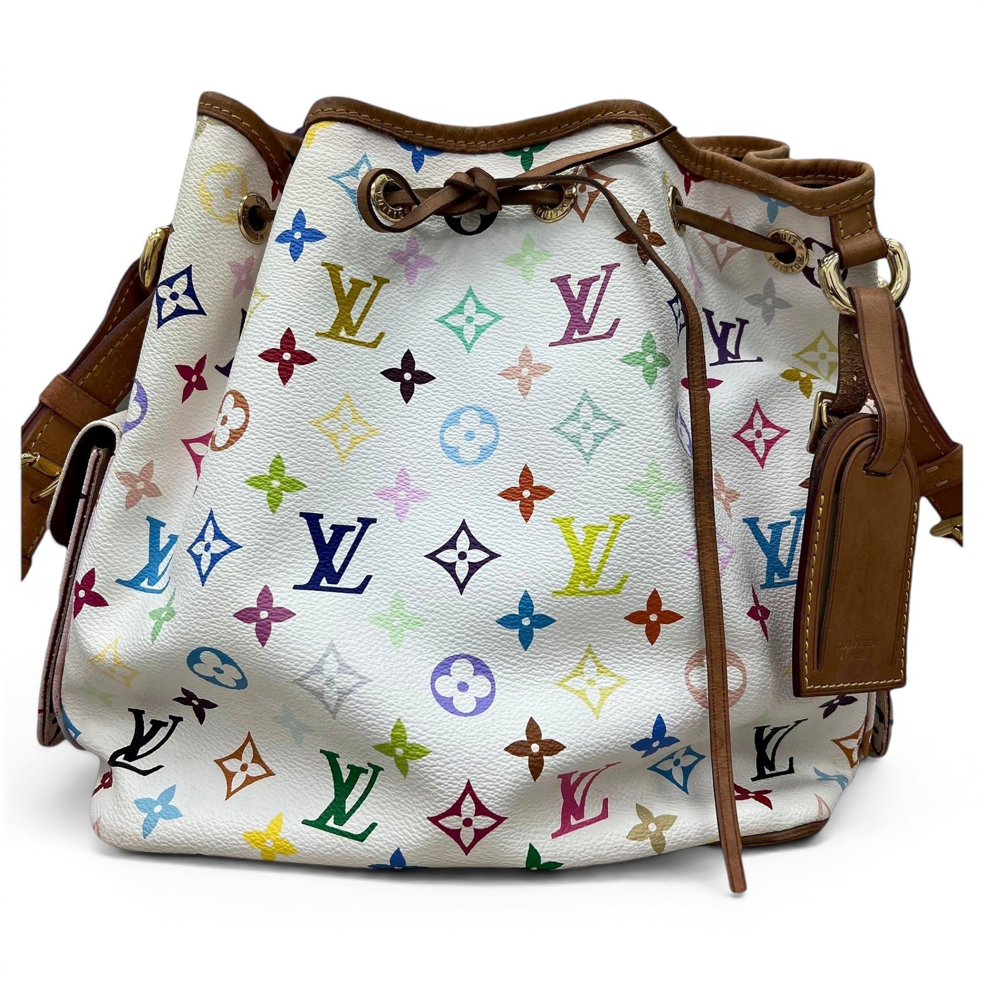 Nano Noé leather handbag
