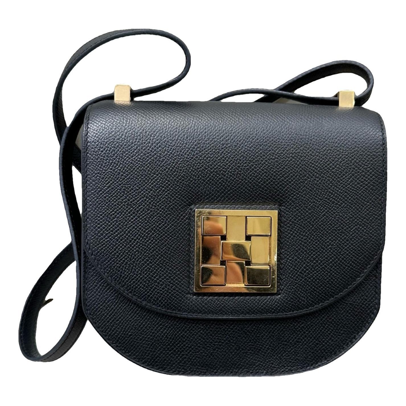 Mosaïque leather crossbody bag
