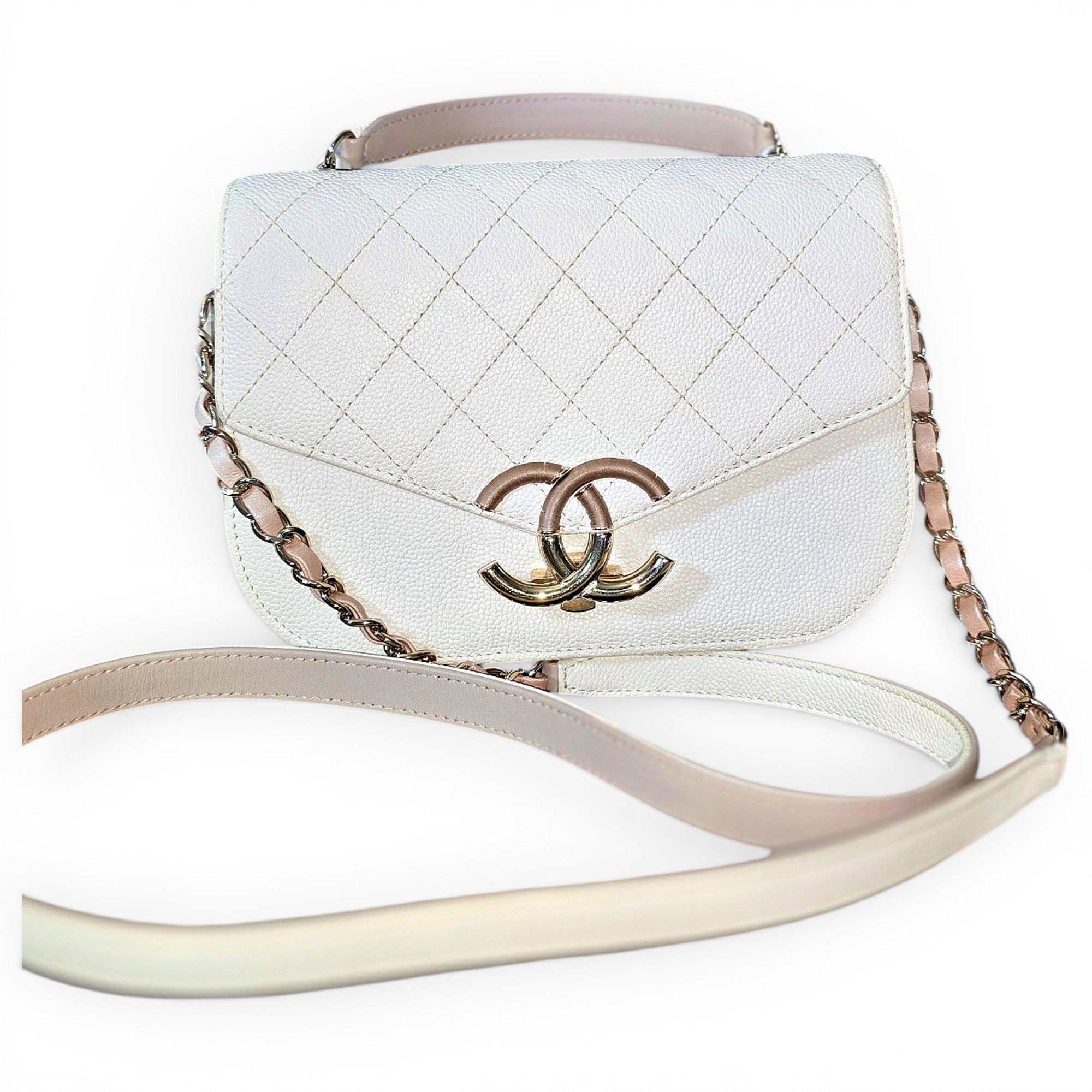 Coco Handle leather handbag