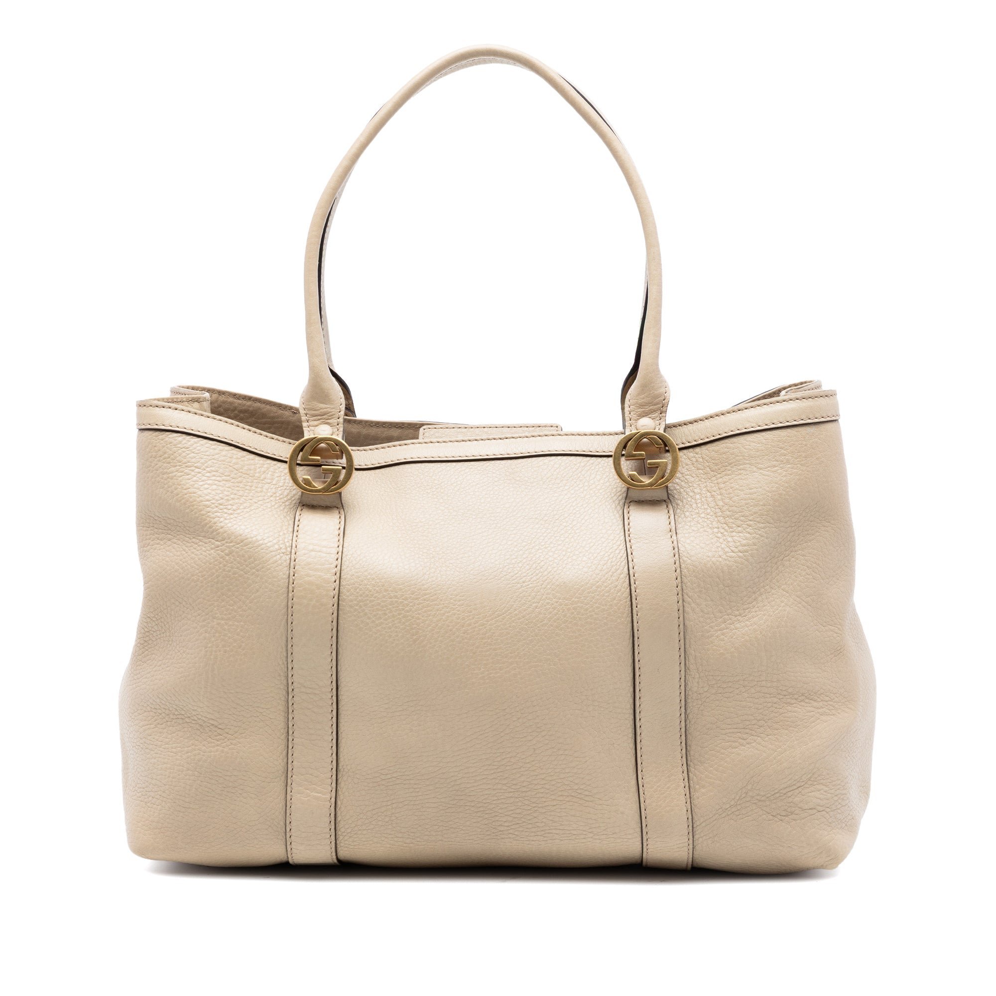 Leather tote