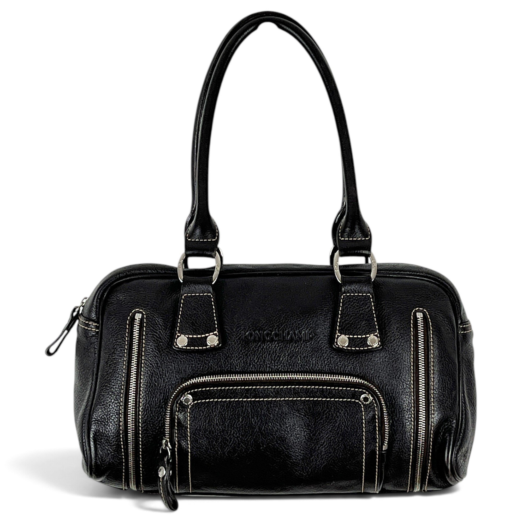 Leather handbag
