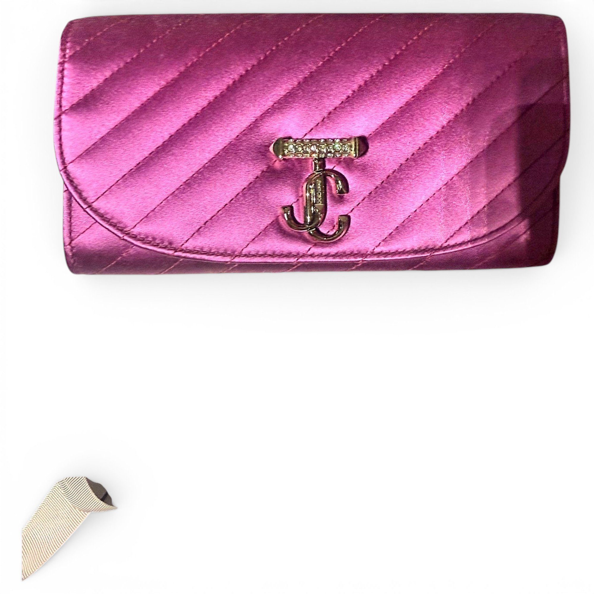 Silk clutch bag