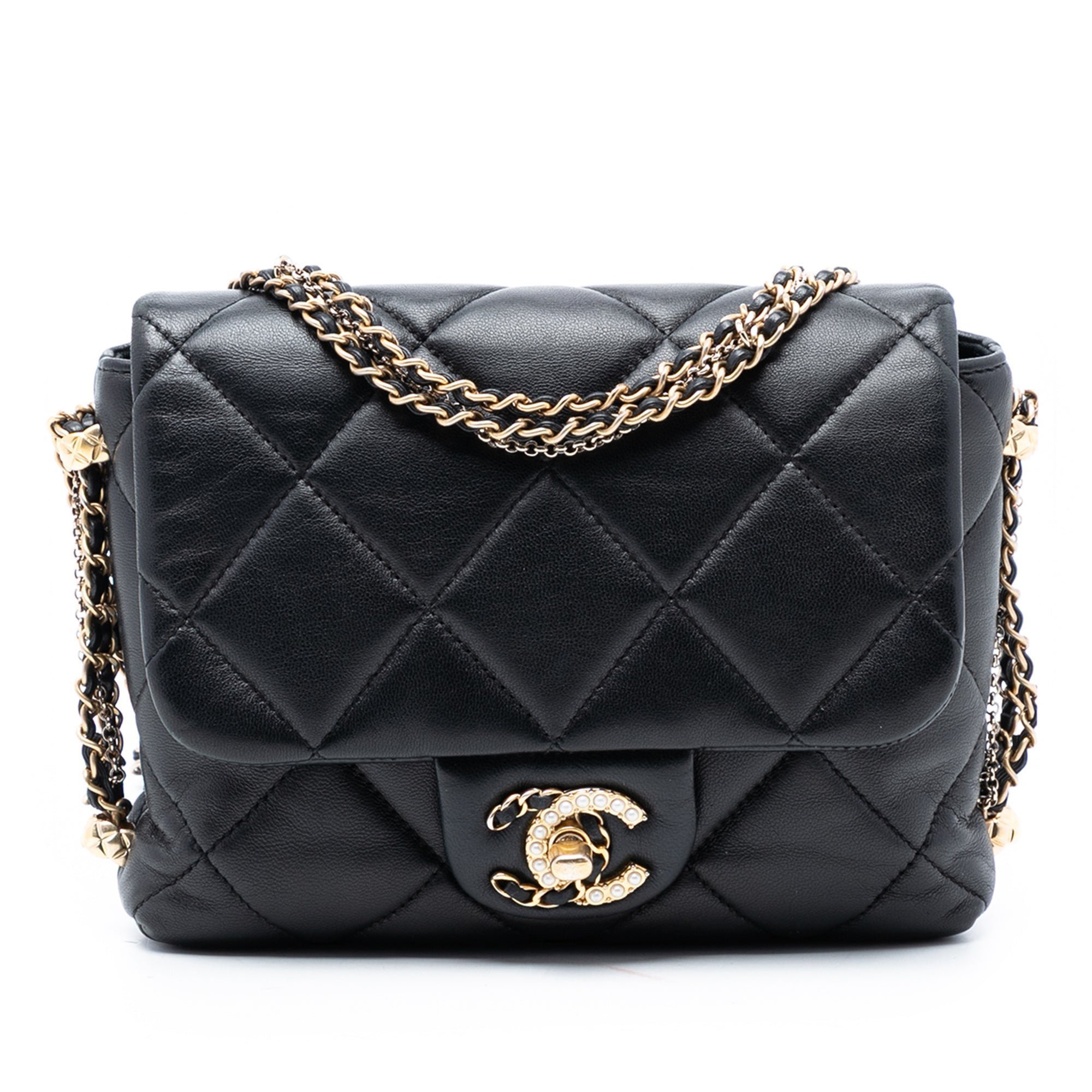 Leather mini bag