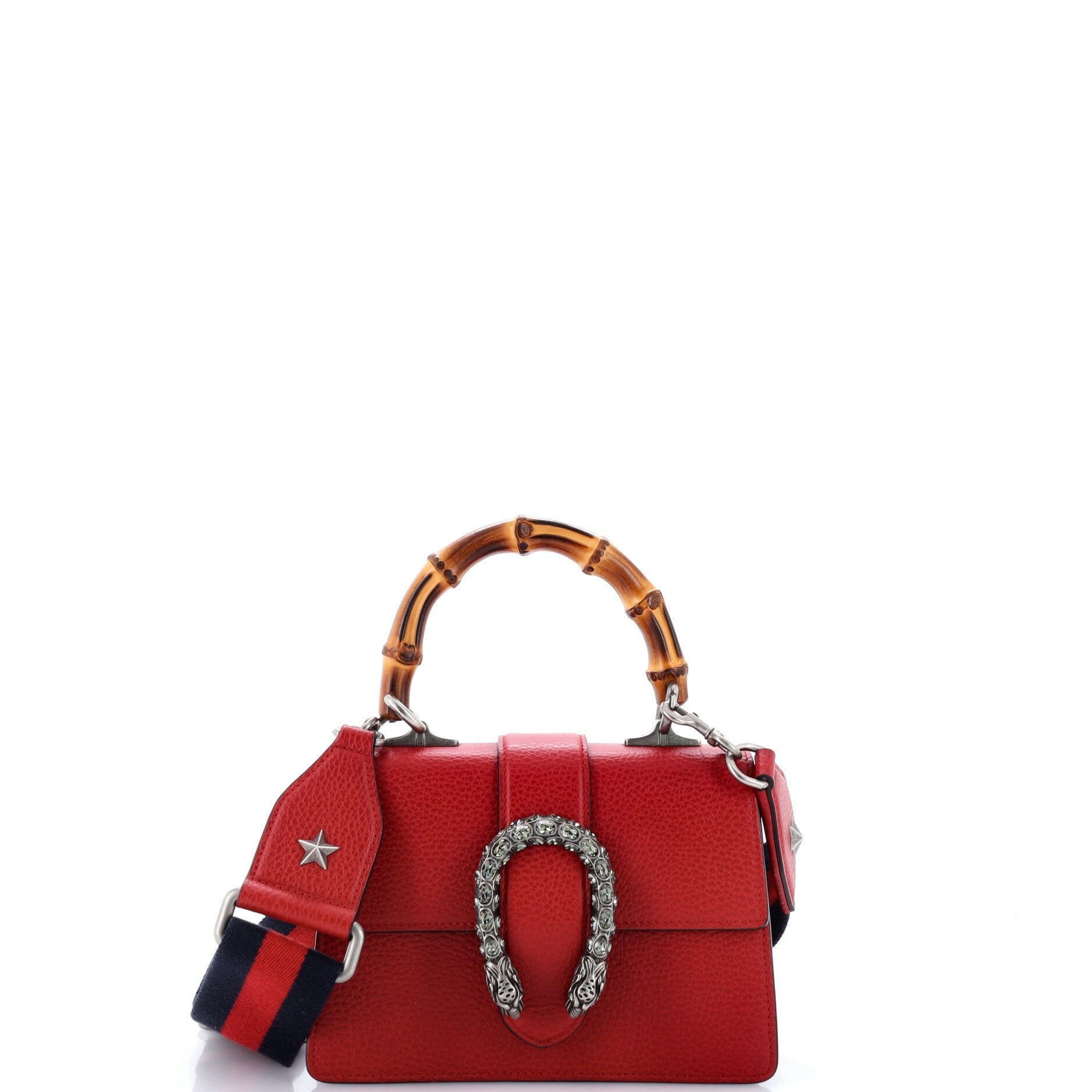 Dionysus Bamboo Top Handle Bag Leather Mini