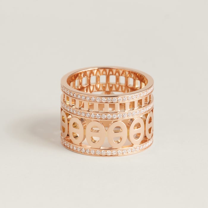 Sans Coloris Chaine d'Ancre Divine Ring, Medium Model