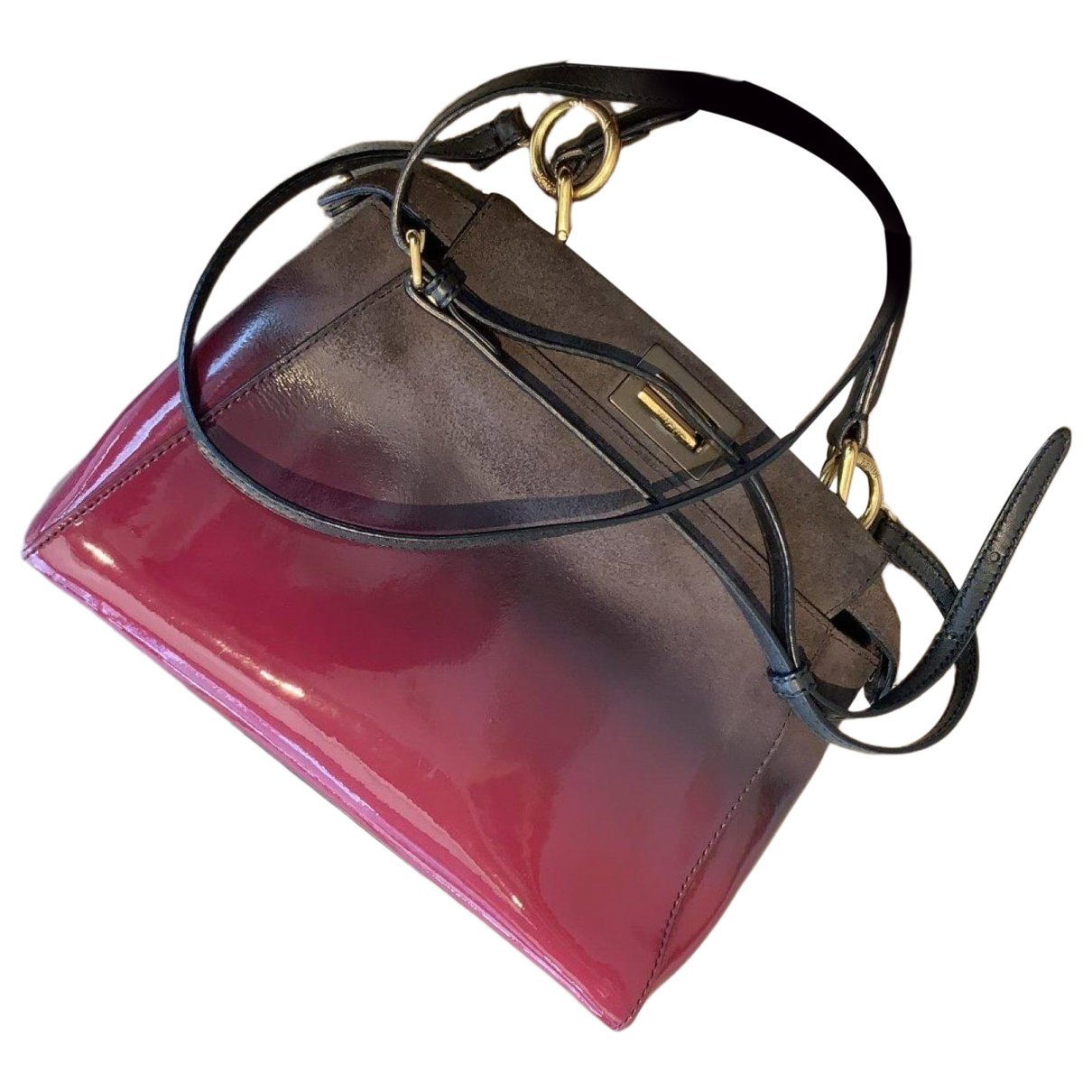 Peekaboo leather handbag