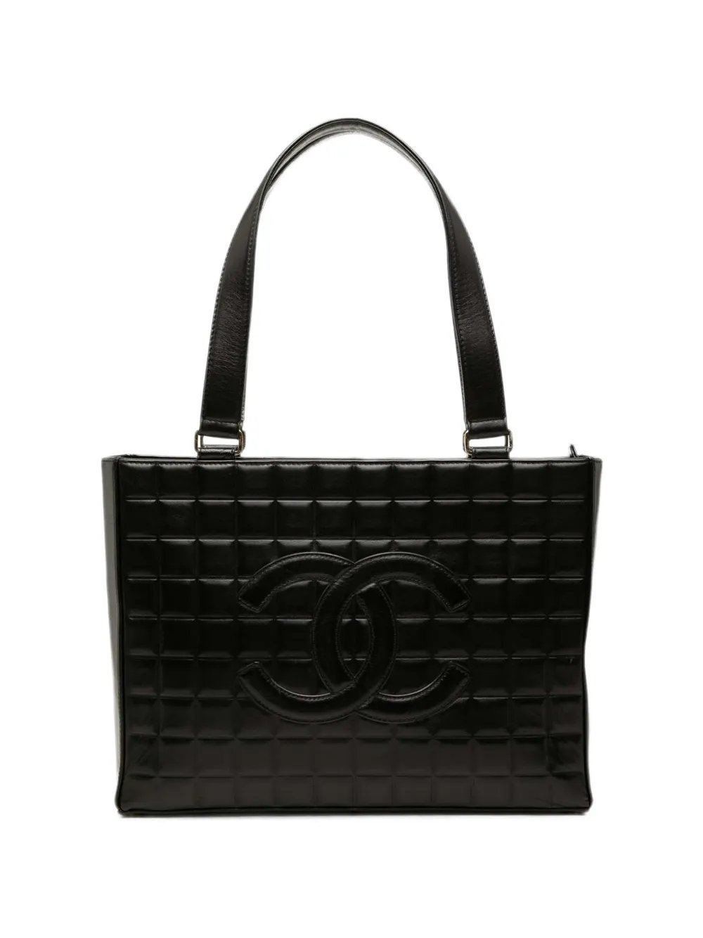 2002-2003 CC Chocolate Bar Lambskin tote bag