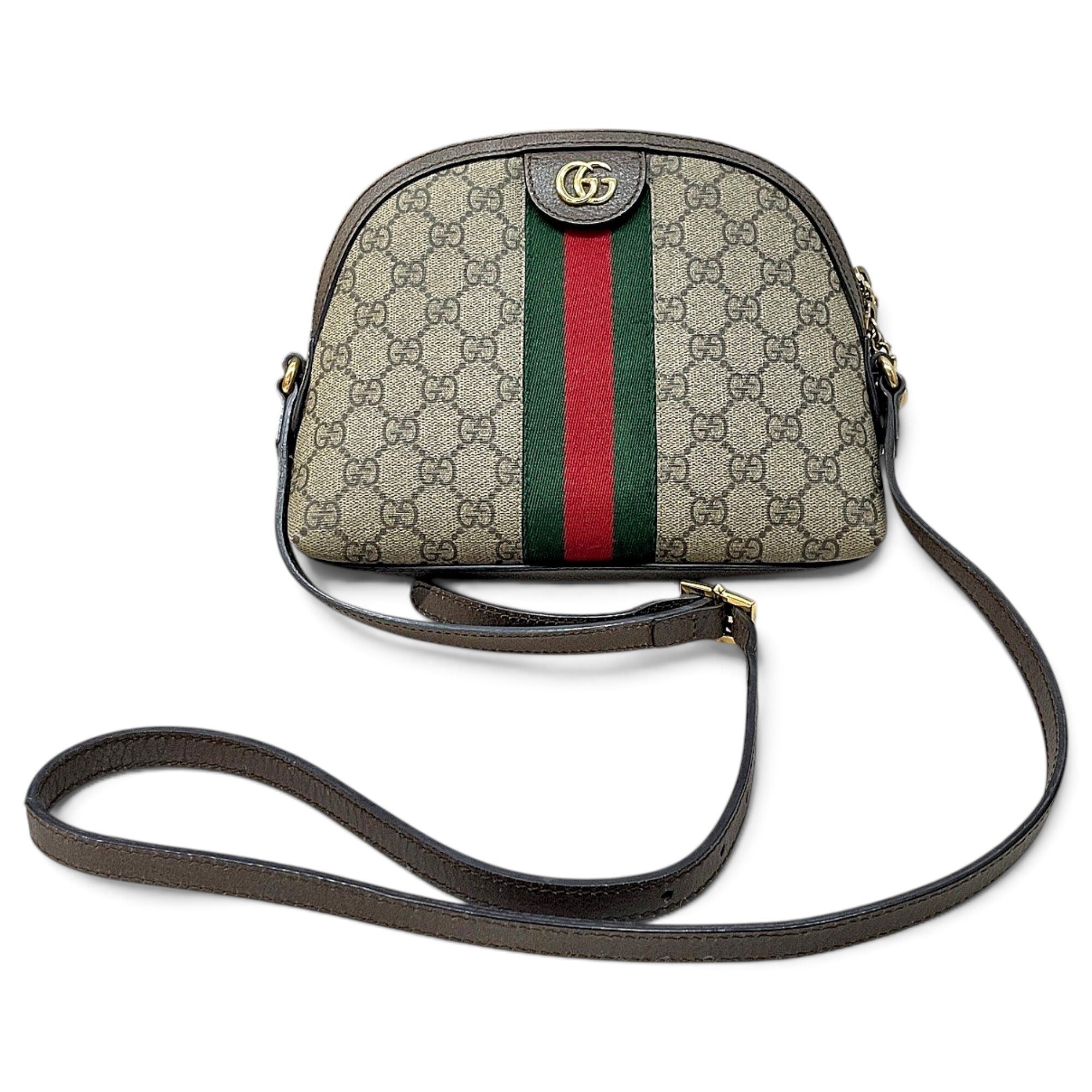 Ophidia leather crossbody bag