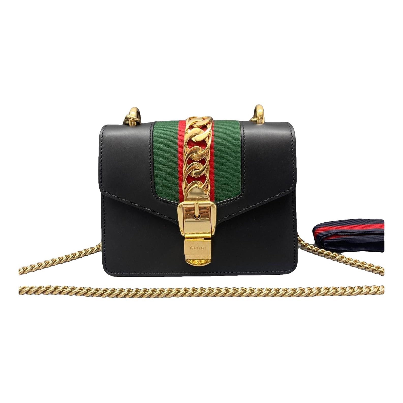 Sylvie Flap Chain leather handbag