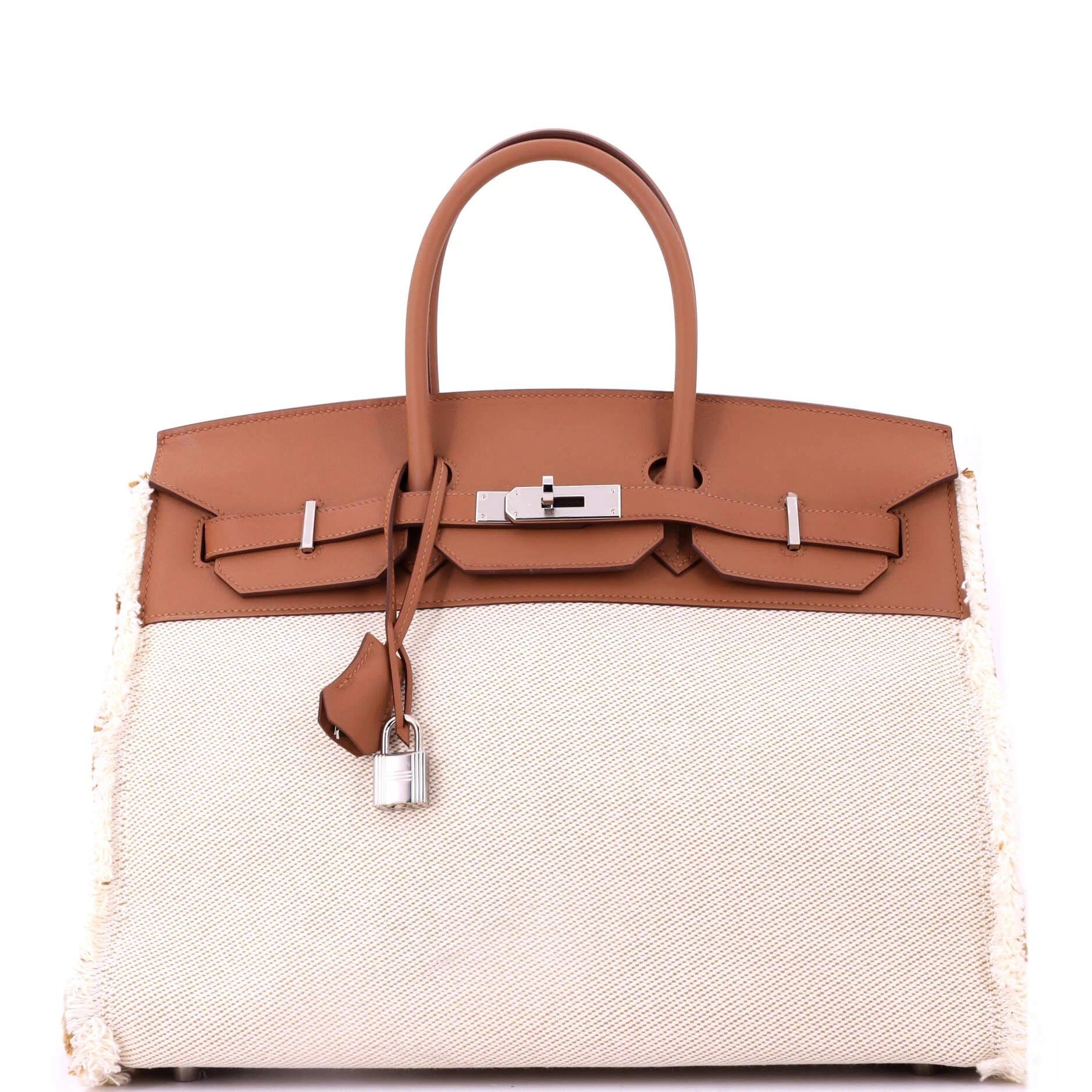 Hermes Birkin 35 Handbag Gold Swift Leather 2023