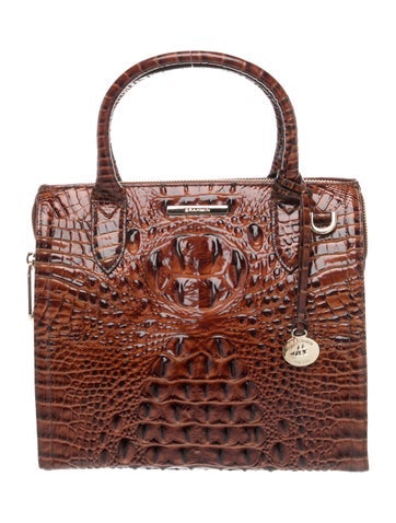 Brahmin Embossed Leather Caroline