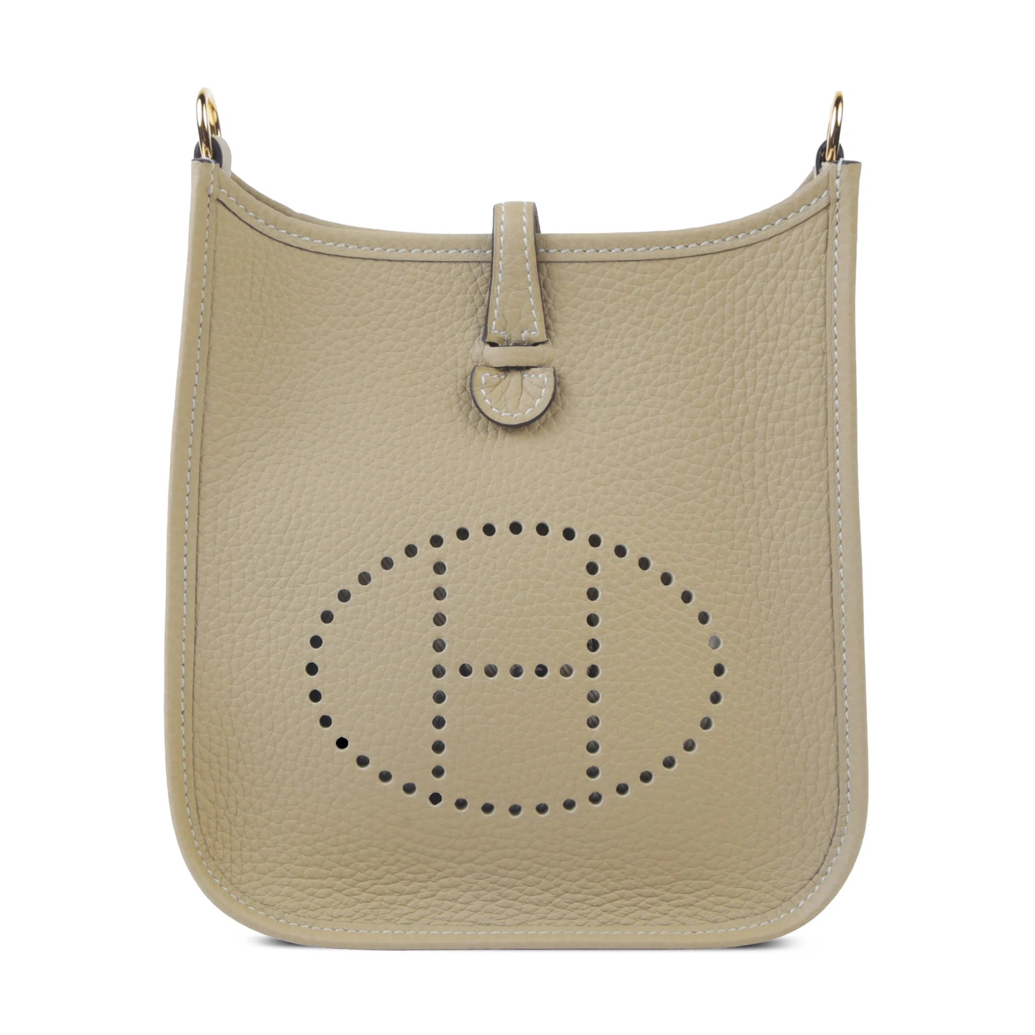 Hermes Brand New ( Rank N ) HERMÈS Mini Evelyne 16 Amazone 112cm Trench (S2) Clemence Gold hardware K (2025)