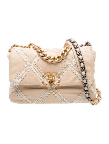 Chanel Medium Crochet 19 Flap Bag