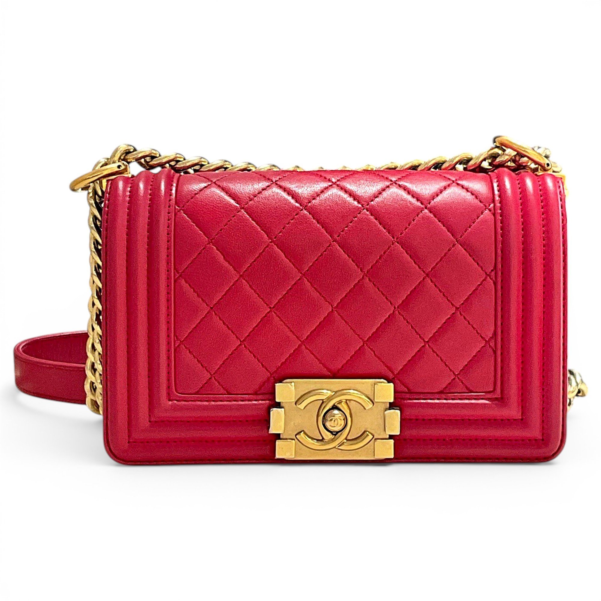 Boy leather crossbody bag