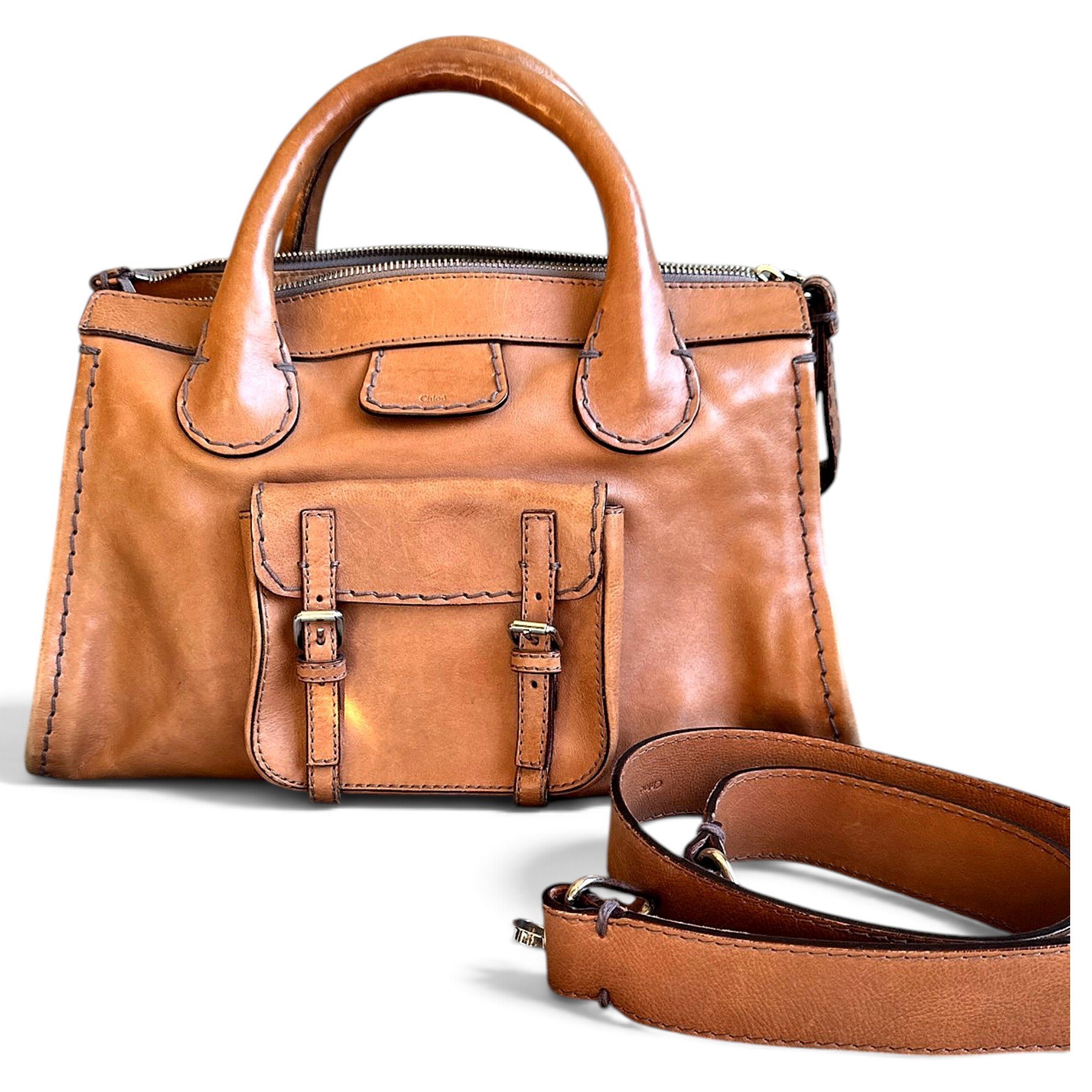 Edith leather handbag