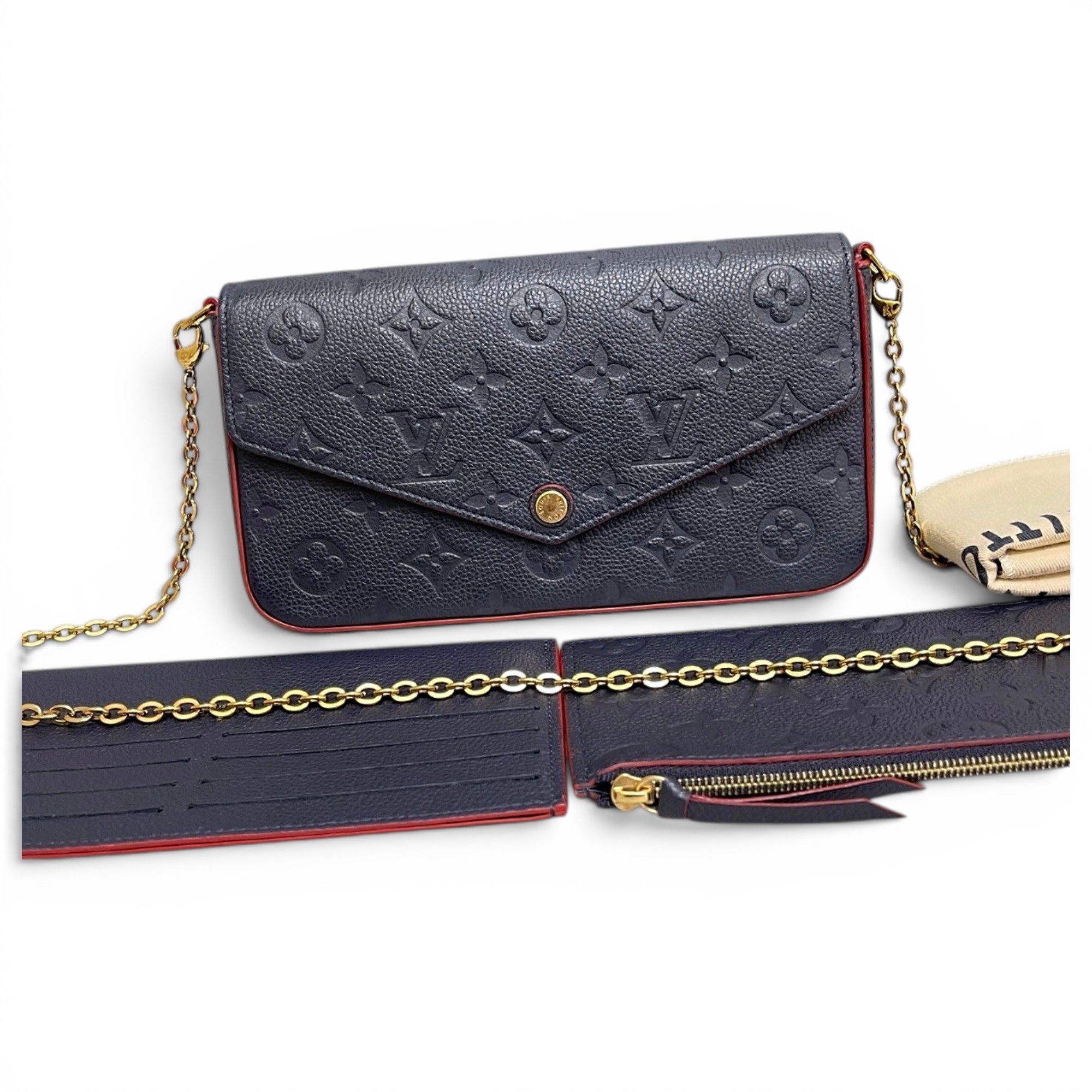 Félicie leather handbag