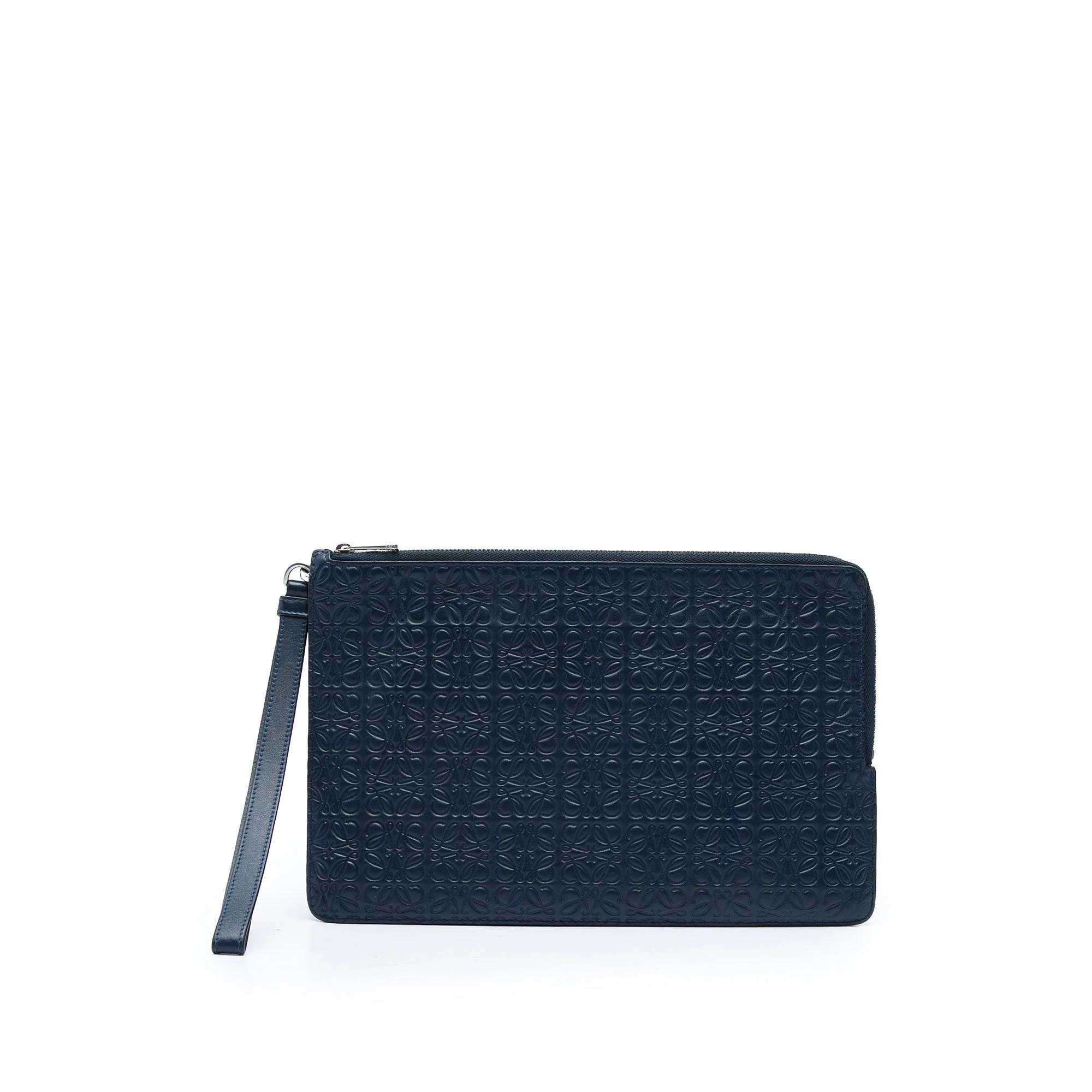 Anagram leather handbag