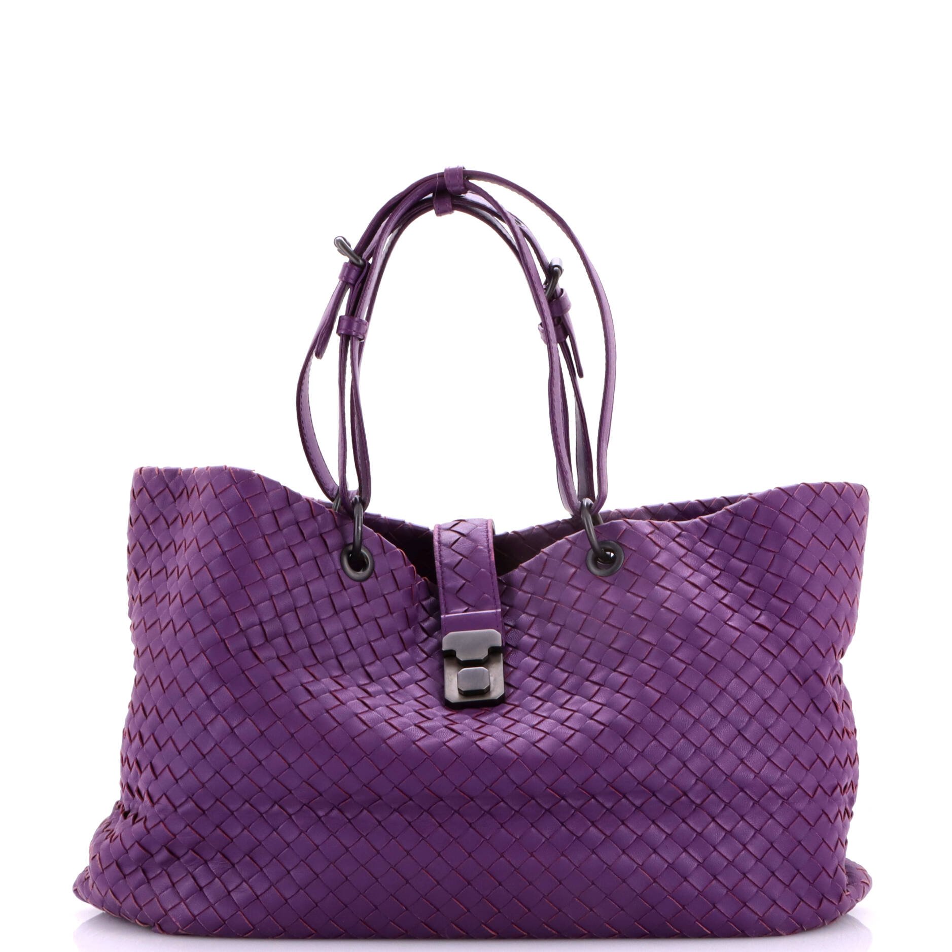 Capri Tote Intrecciato Nappa Medium