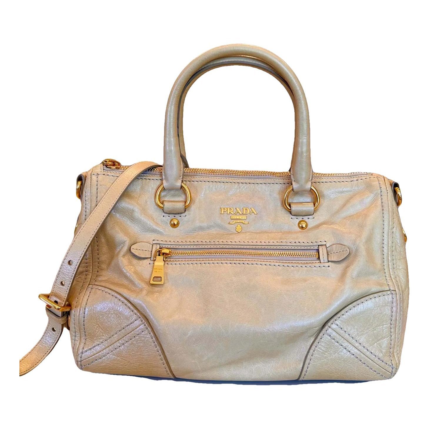 Leather handbag