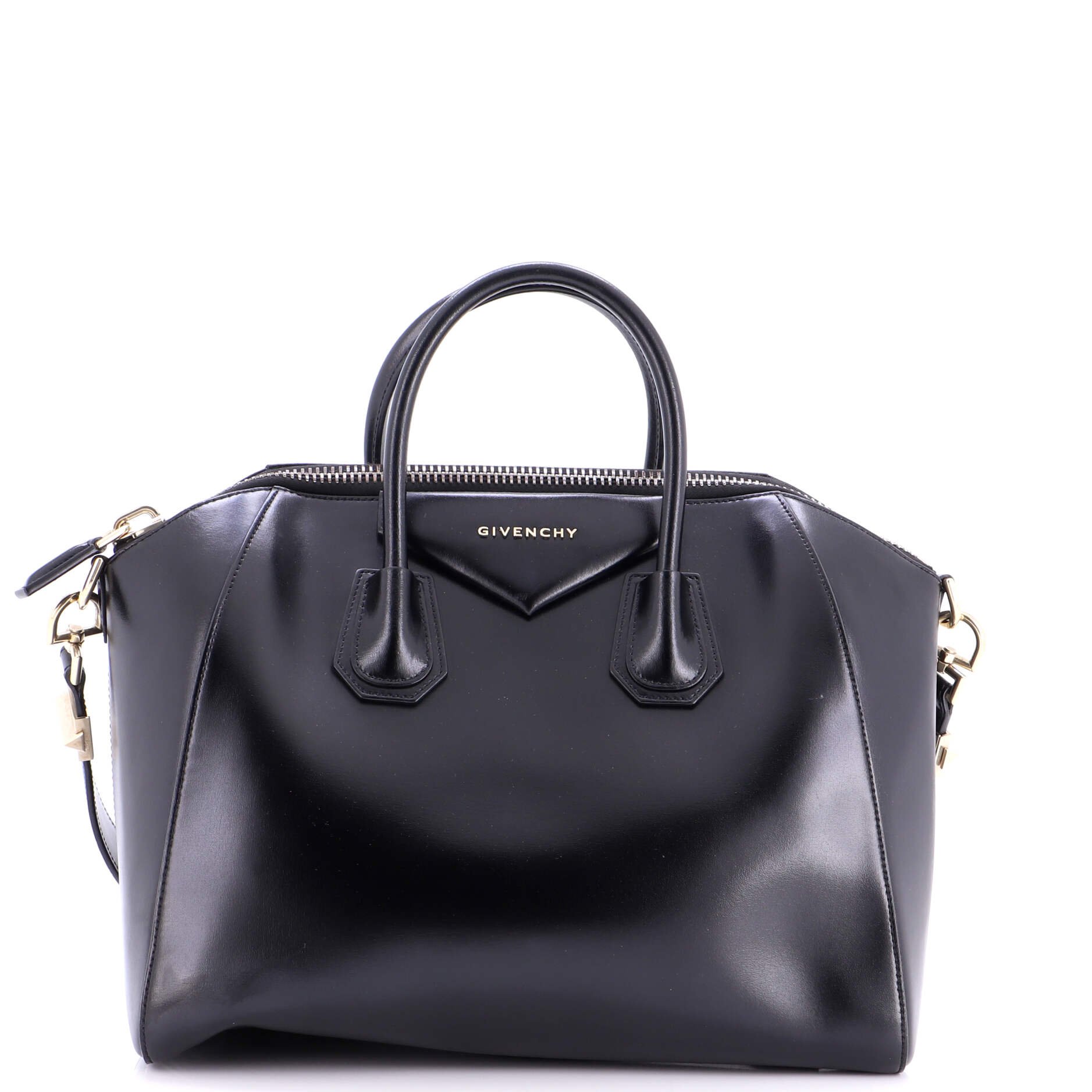 Antigona Bag Glazed Leather Small