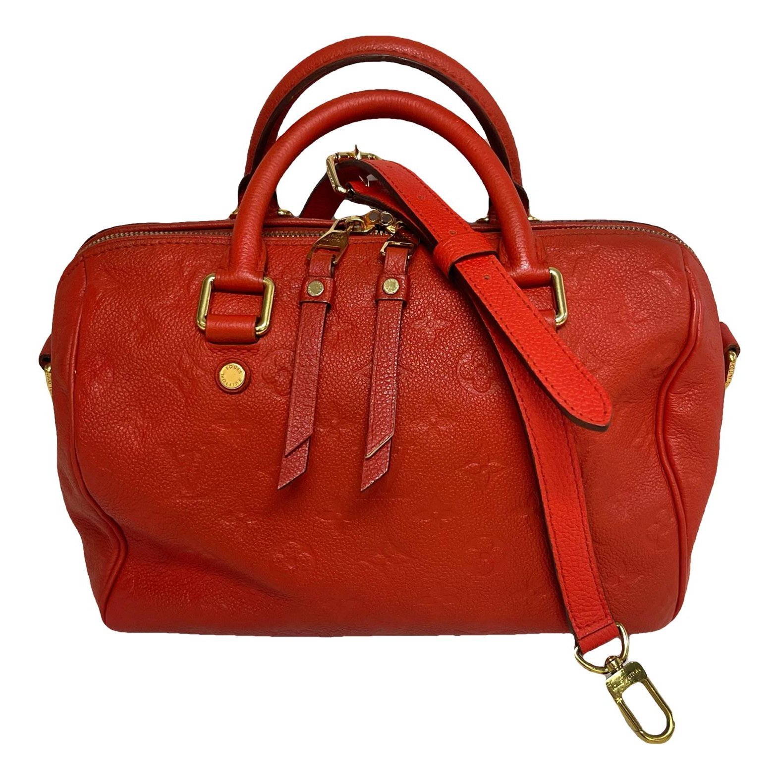 Speedy leather handbag