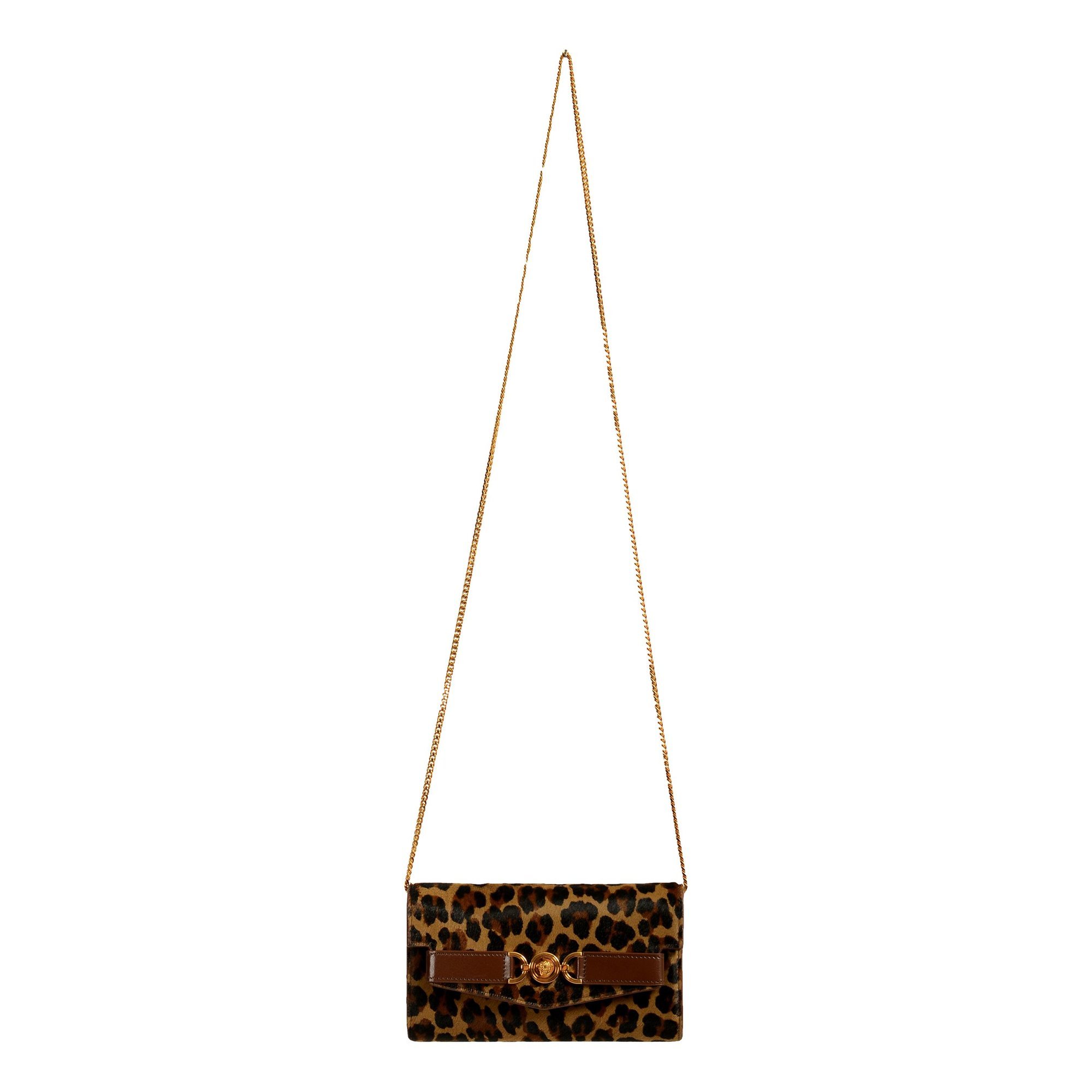 Versace La Medusa leather handbag