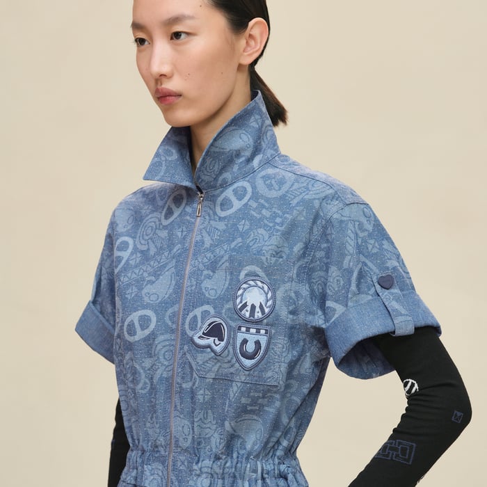 Bleu Denim "Candy Libris" Mini Dress