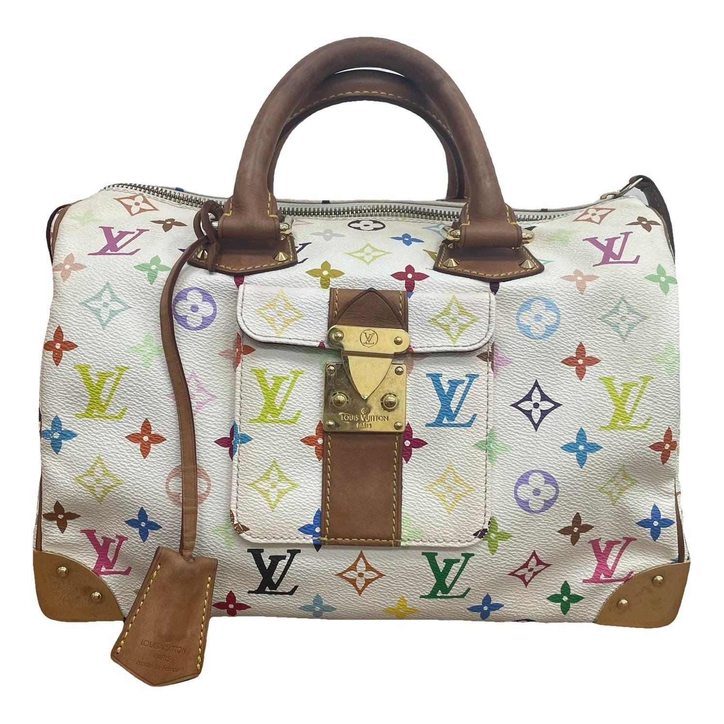 Speedy leather handbag