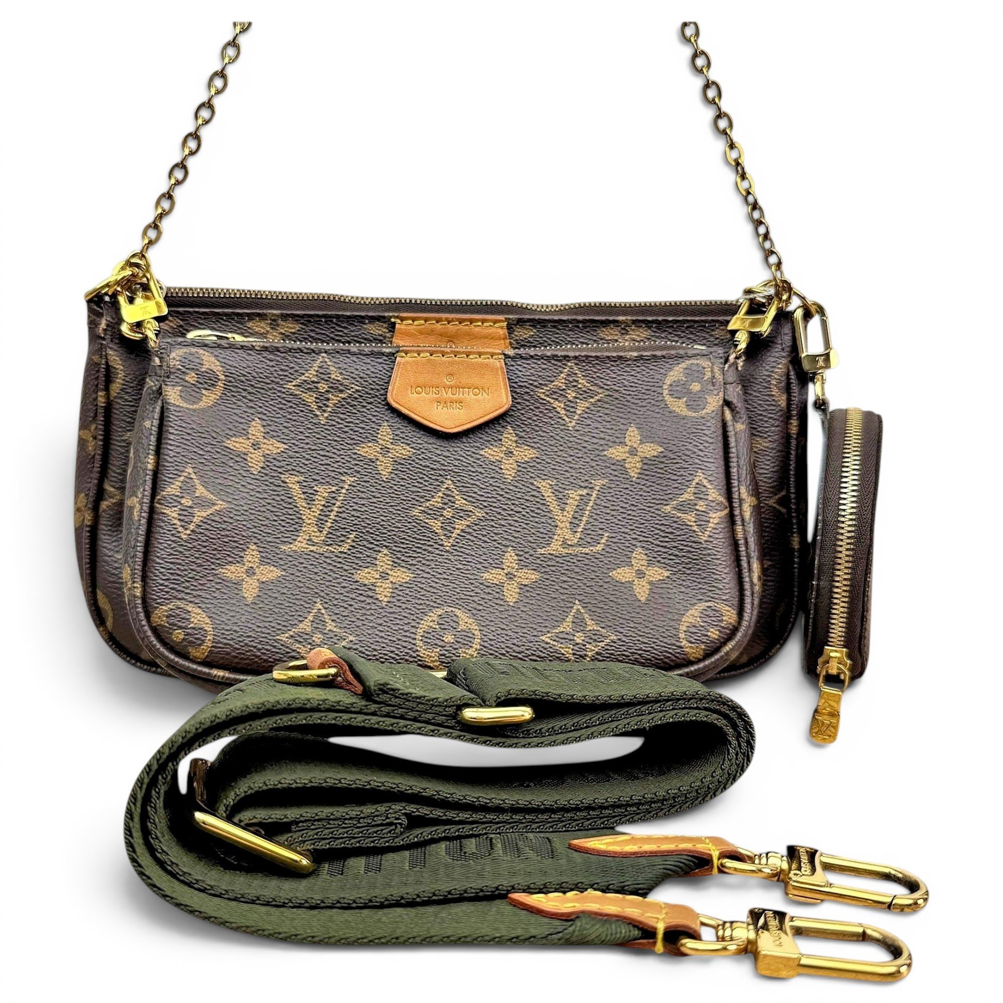 Multi Pochette Accessoires leather handbag