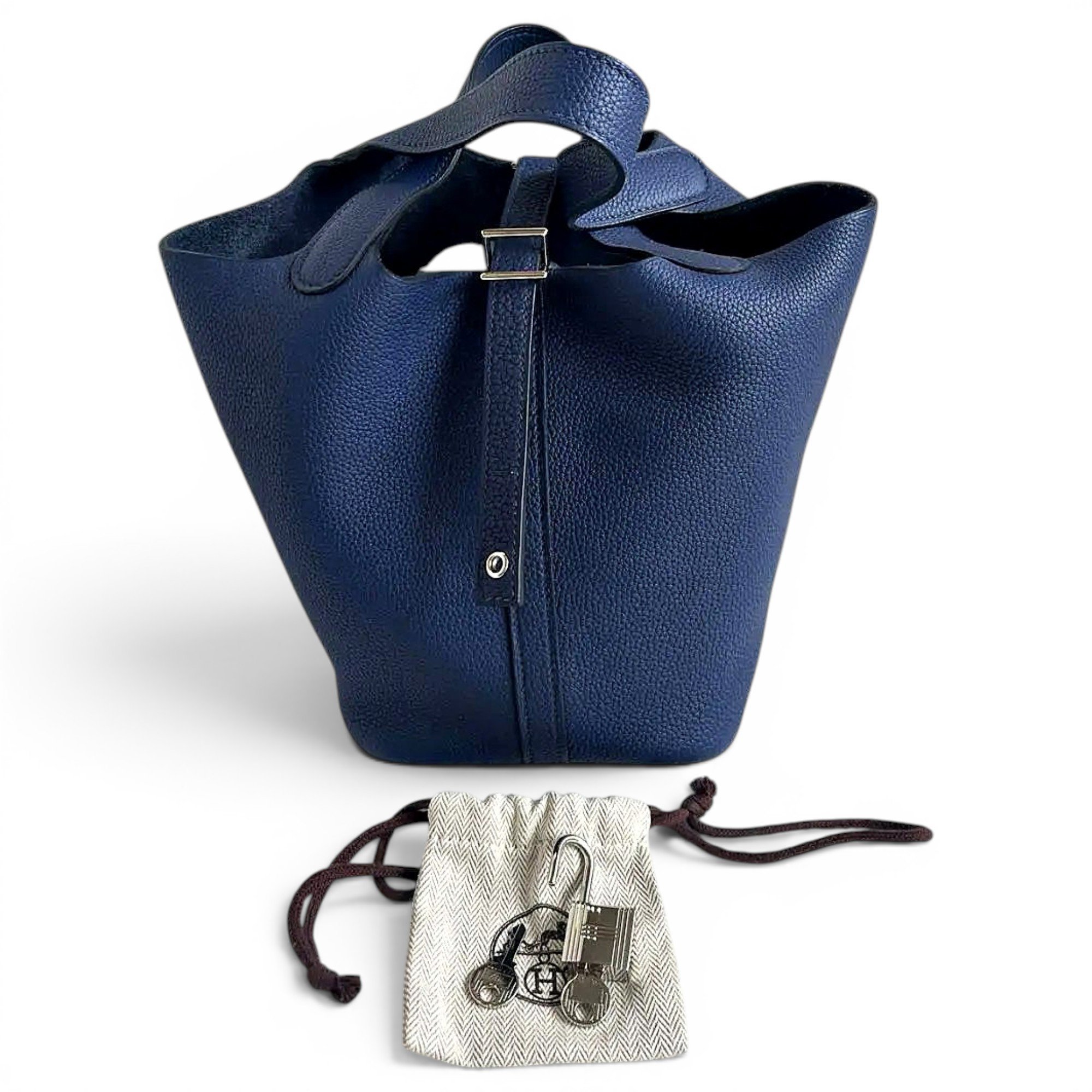 Picotin leather handbag
