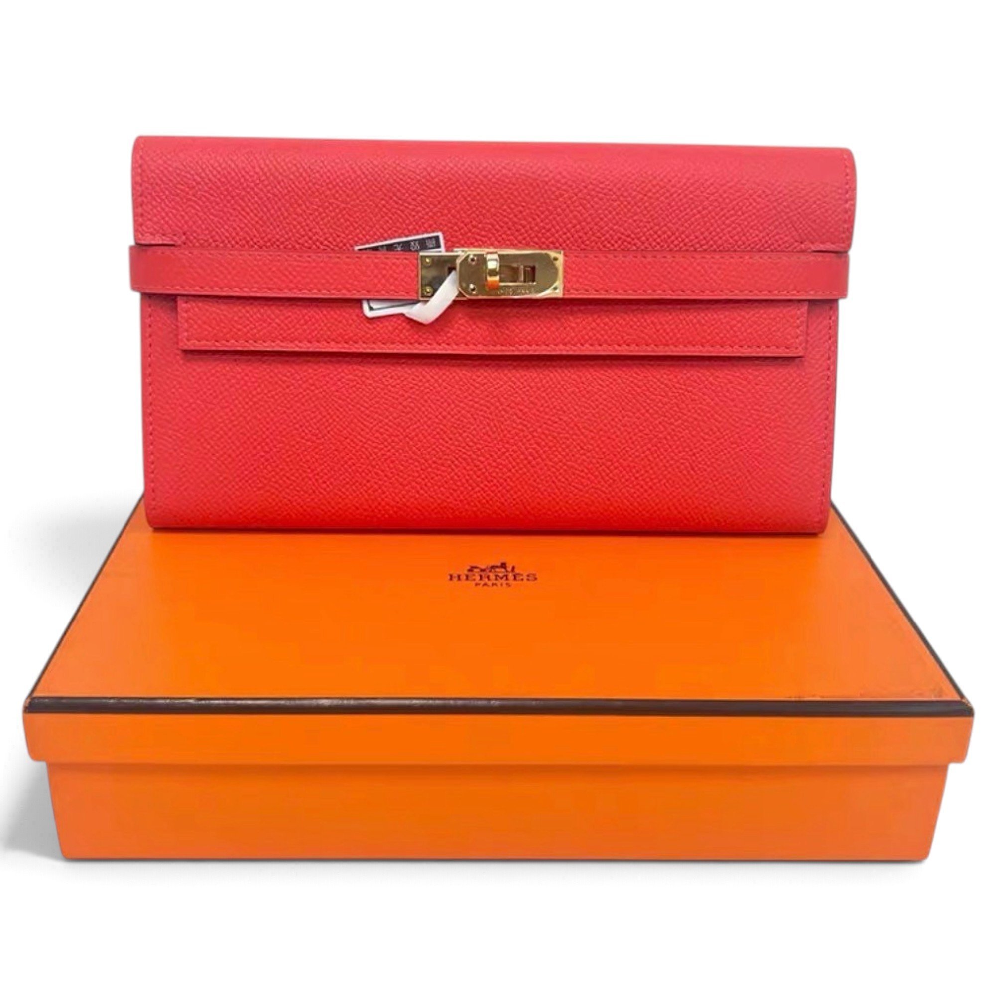 Kelly to go leather clutch bag