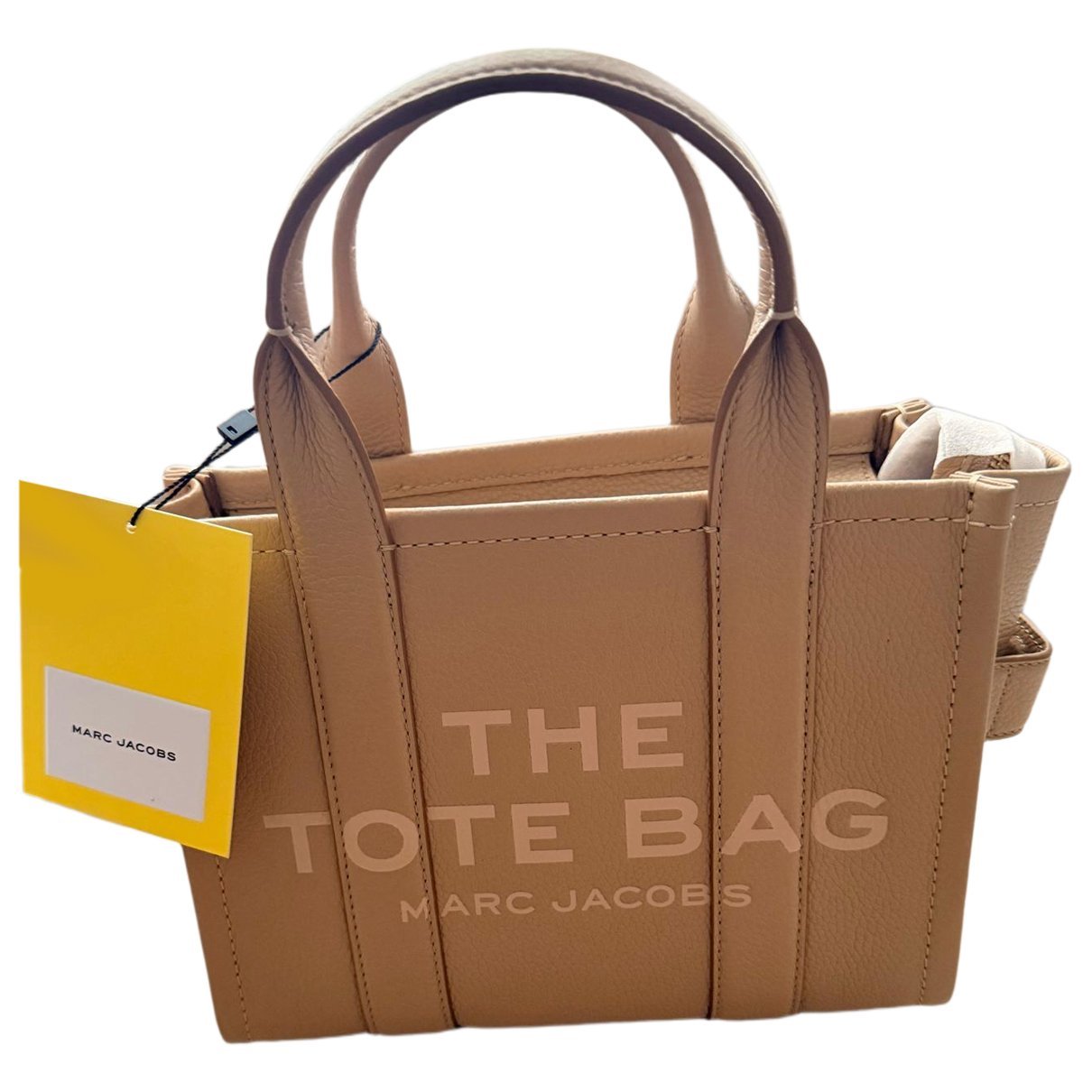 The Tag Tote leather tote