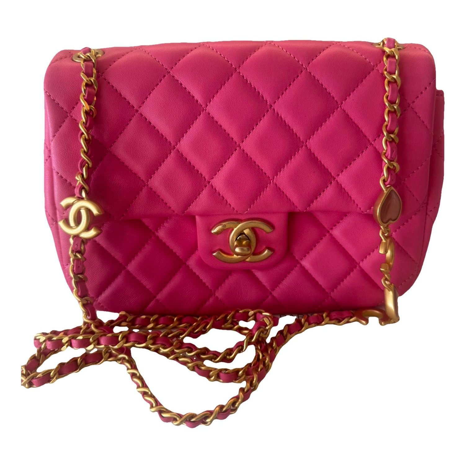 Mini Shopping leather handbag