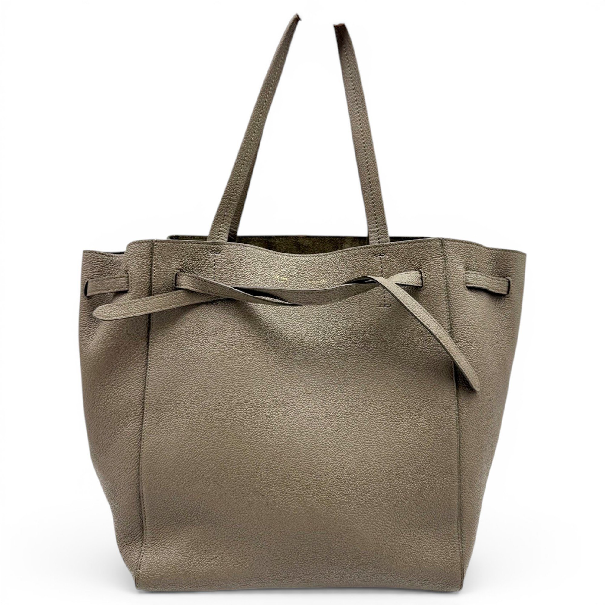 Belt leather tote