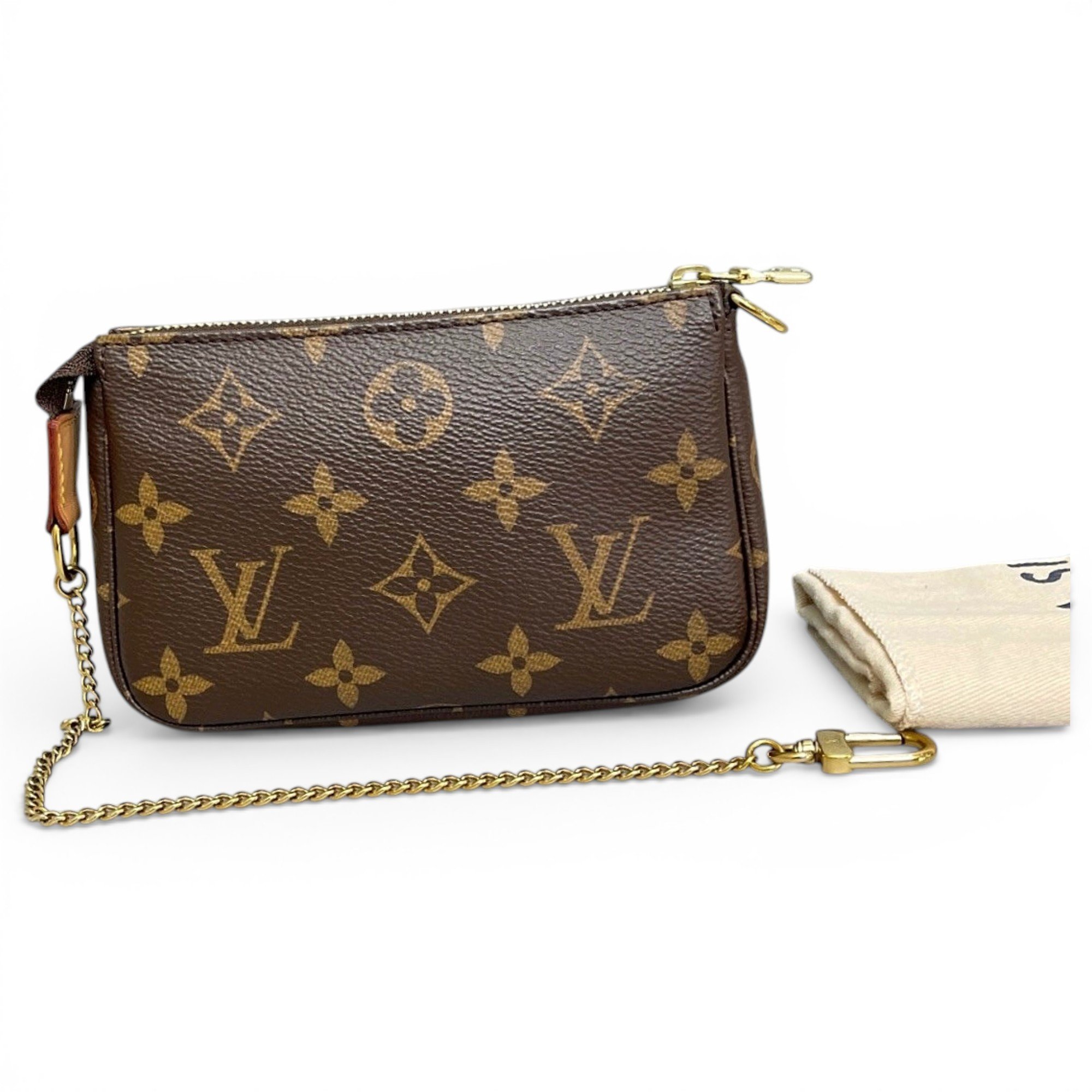 Pochette Accessoire leather handbag