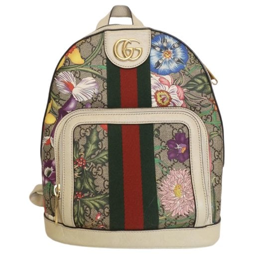 Leather backpack