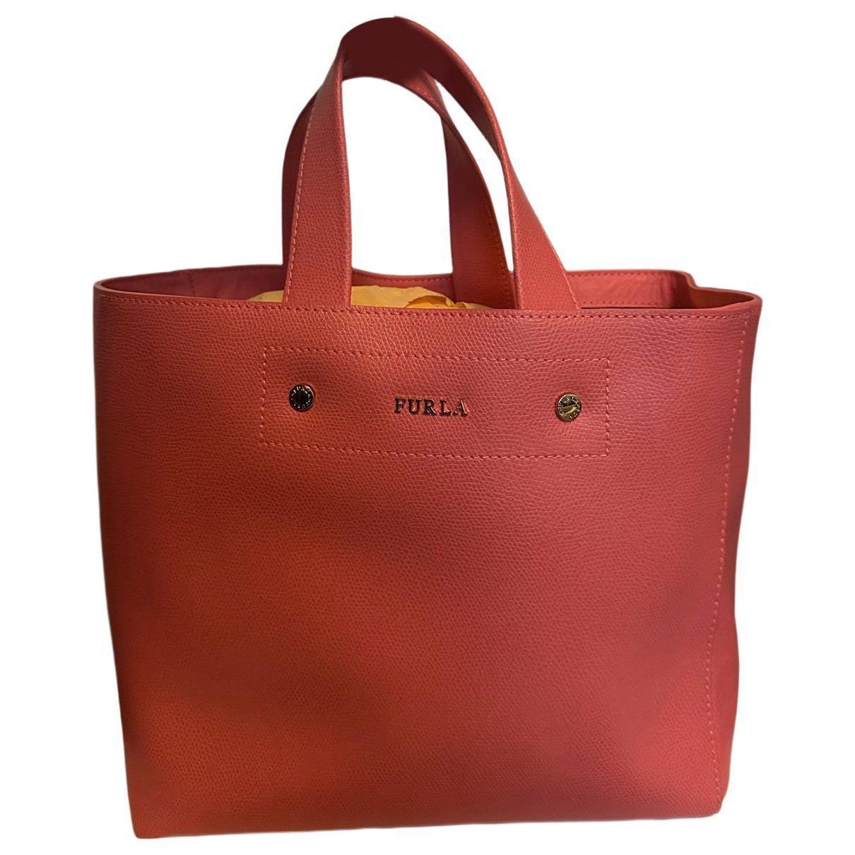 Leather tote